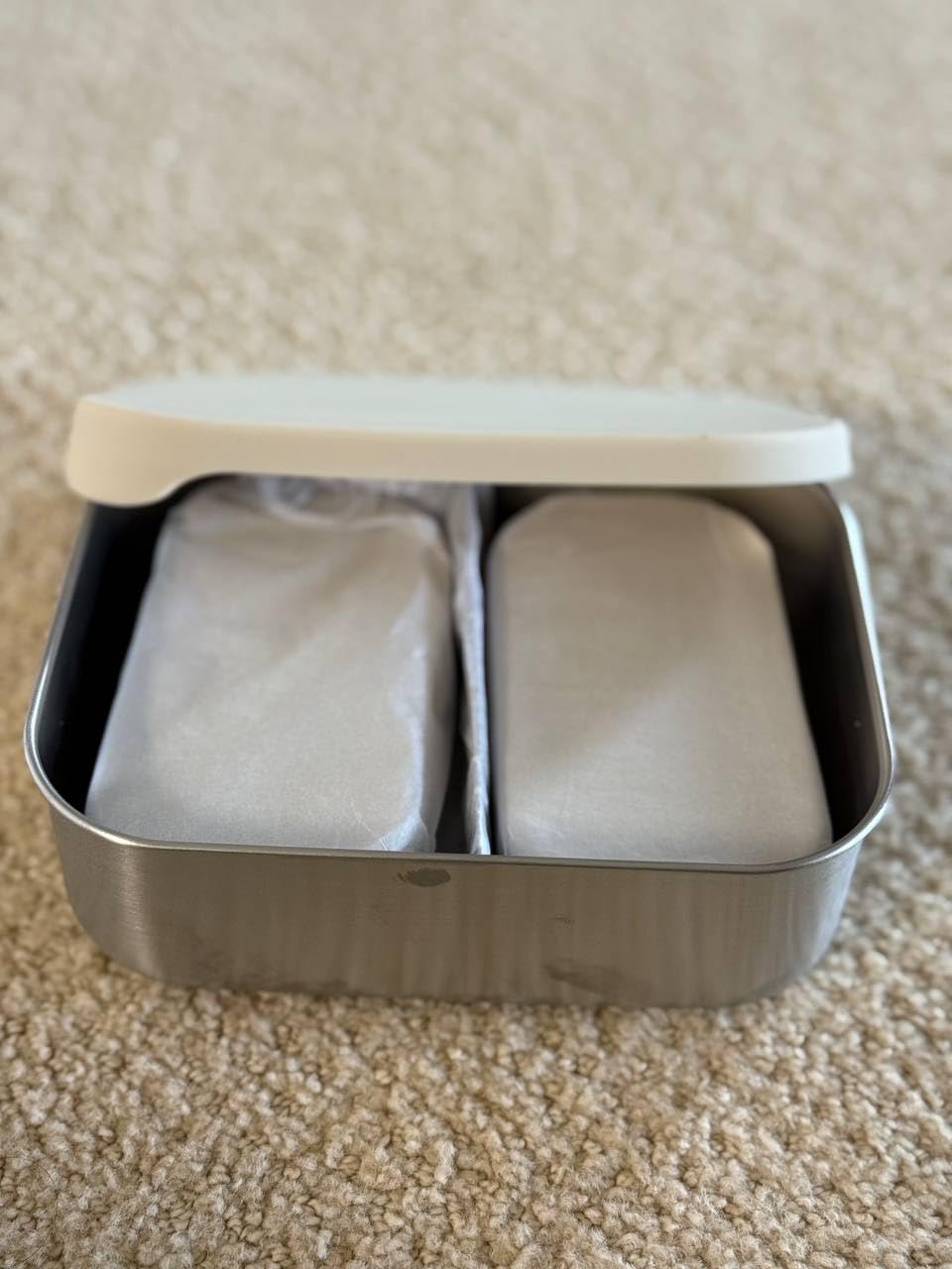 Stainless Steel Lunch Box Containers, 27 OZ + 9 OZ Set, Stainless Steel Bento Box, Metal Lunch Box, Sandwich & Snack Containers, Leak Proof Silicone Lids customer photo 2