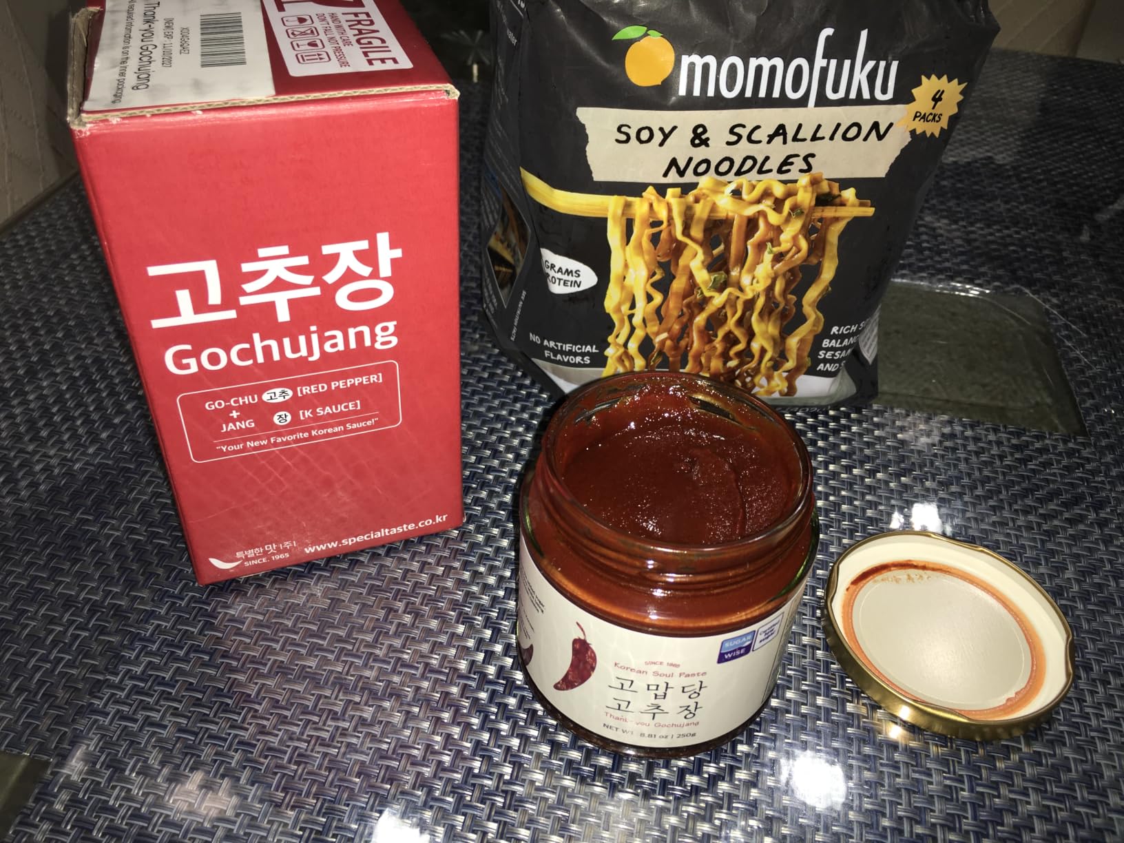 Thank-you Gochujang Sugar-Free, Korean Chili Paste with Allulose - Keto-Friendly, No Wheat Flour, 100% Korean Red Pepper & Korean Sea Salt- Since 1965 Authentic Fermented Sauce for Bibimbap, Tteokbokki & K-BBQ, 8.81oz customer photo 1