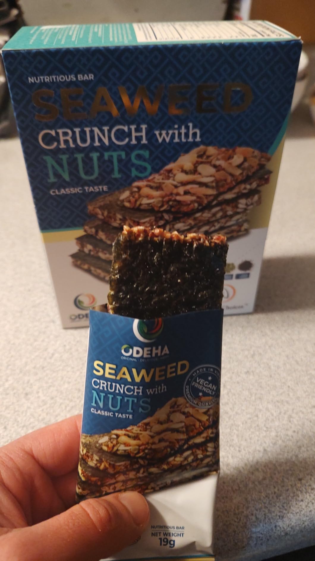 Amazin Choices Seaweed Crunch with Nuts, Classic Taste, Pack of 1 customer photo 1