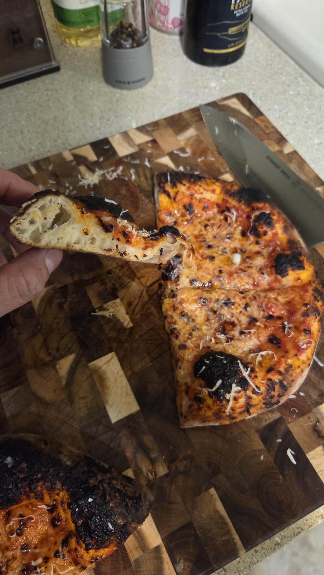 Ninja Artisan Pizza Oven, 12-in Pizza in 3-Min, 700F, 5-in-1, Gray, MO201 | Ninja Artisan Electric Pizza Oven bakes 5 pizza styles and air fries, all in one outdoor appliance. customer photo 2
