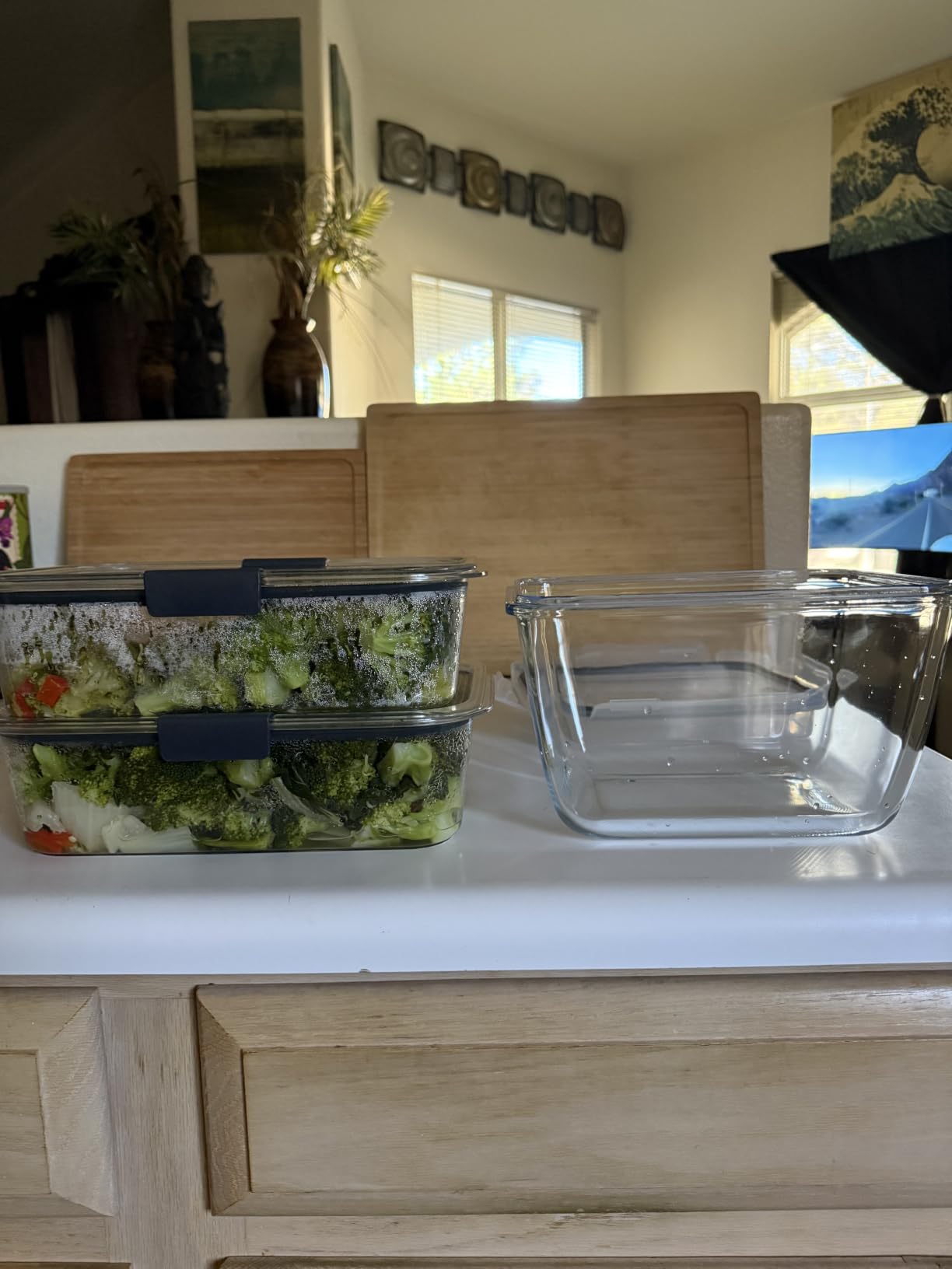 Razab 17 Cups / 132 Oz / 3900ml Large Glass Food Storage Containers with Lids - Leakproof, BPA-Free Large Meal Prep Container Ideal for Roasting Turkey, Store Leftover - Microwave & Oven Safe customer photo 2