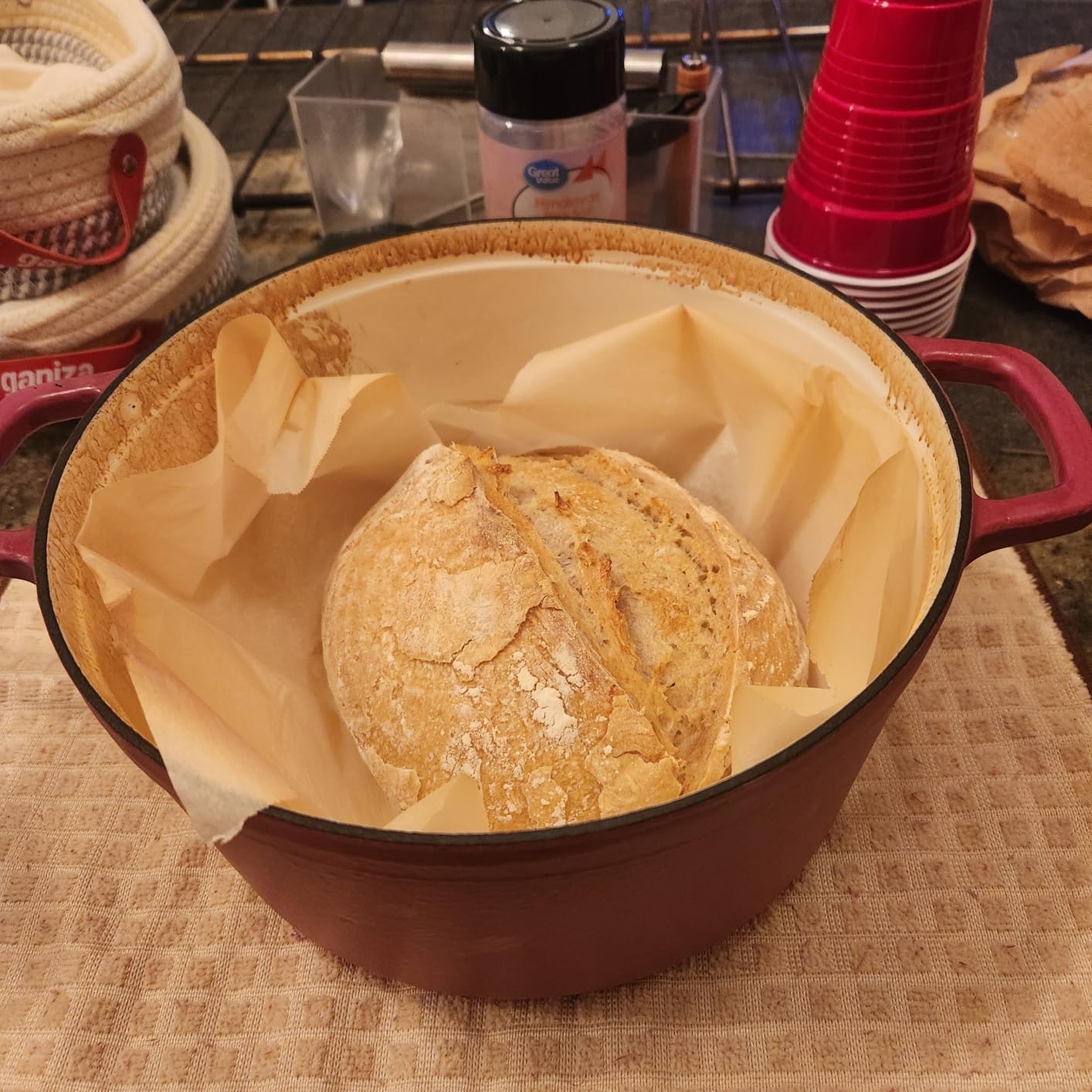 CAROTE 5QT Enameled Cast Iron Dutch Oven Pot with Lid customer photo 1