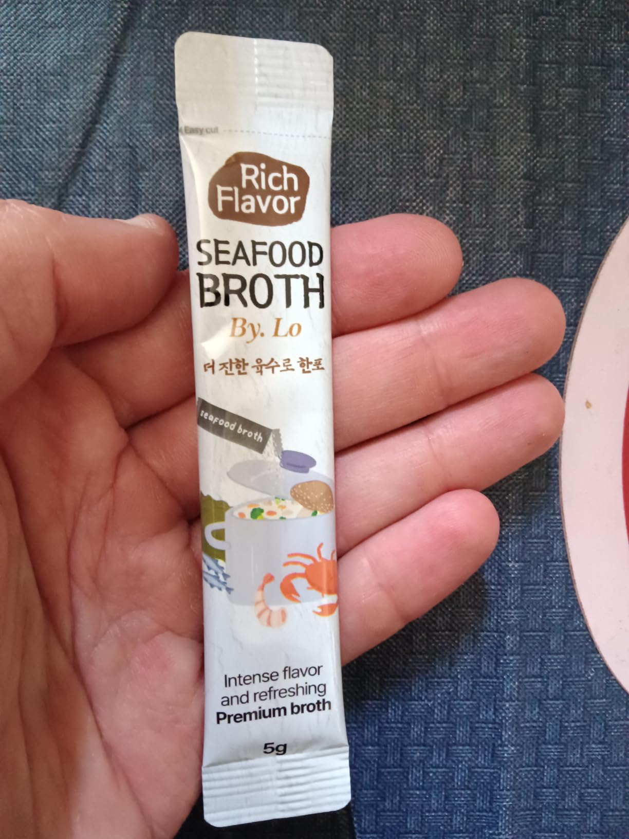 Korean Food Seafood Broth Powder, Rich Flavor, Instant Stock, 15 Pack, 75g customer photo 3