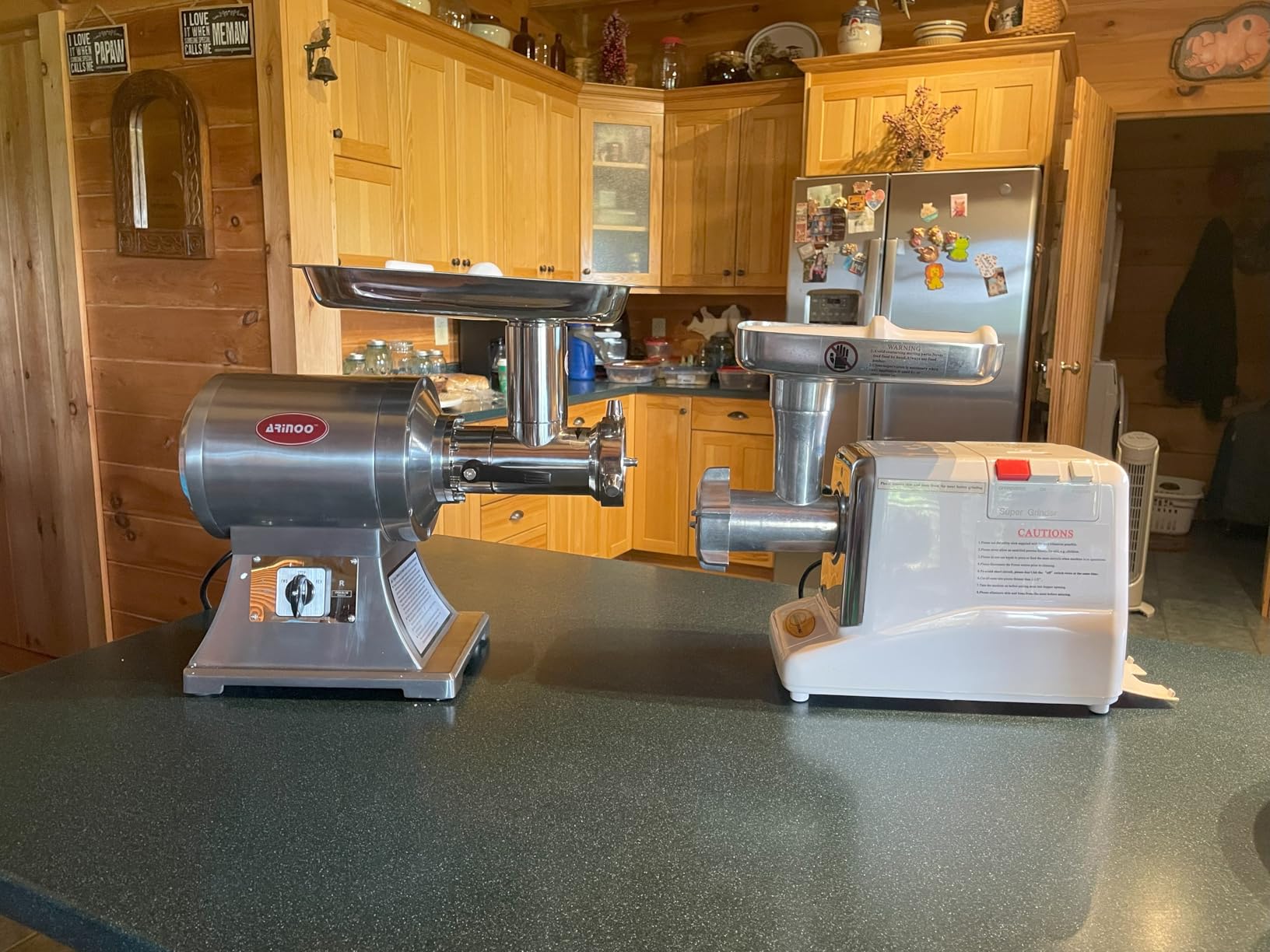 Commercial Meat Grinder #12C, 0.9HP Electric Meat Grinder | Heavy Duty Meat Mincer Machine for Venison, Beef, Stainless Steel Sausage Maker for Home Butchering or Small Farm Processing customer photo 1
