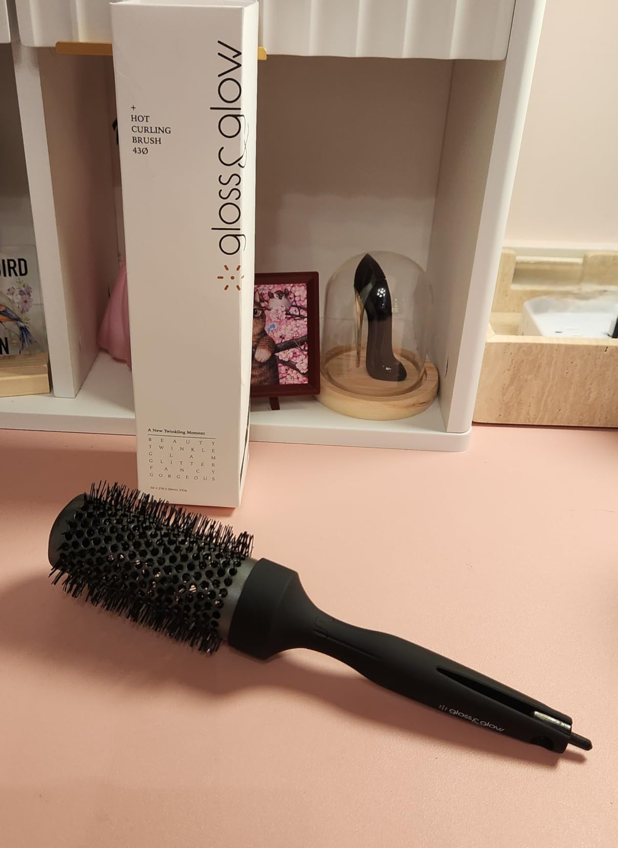 GLGL Non-electric Professional Styling Round Brush for Volume, Curling & Thick Bangs (1.7