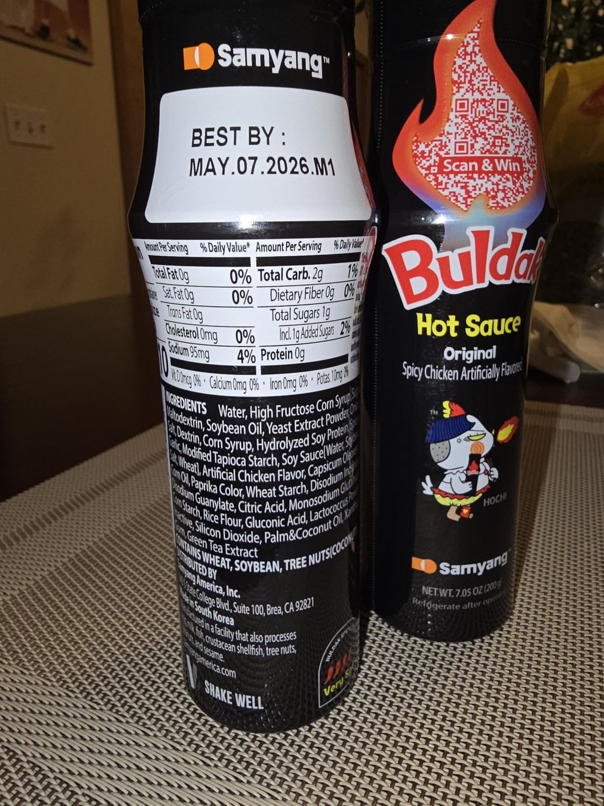 Buldak Original Korean Spicy Hot Chicken Sauce for Ramen, 5.57 oz 2-Pack | Bold original spicy chicken flavor; Perfect for ramen, rice, marinades, and stir-fry; Easy squeeze bottle; Every Day customer photo 1