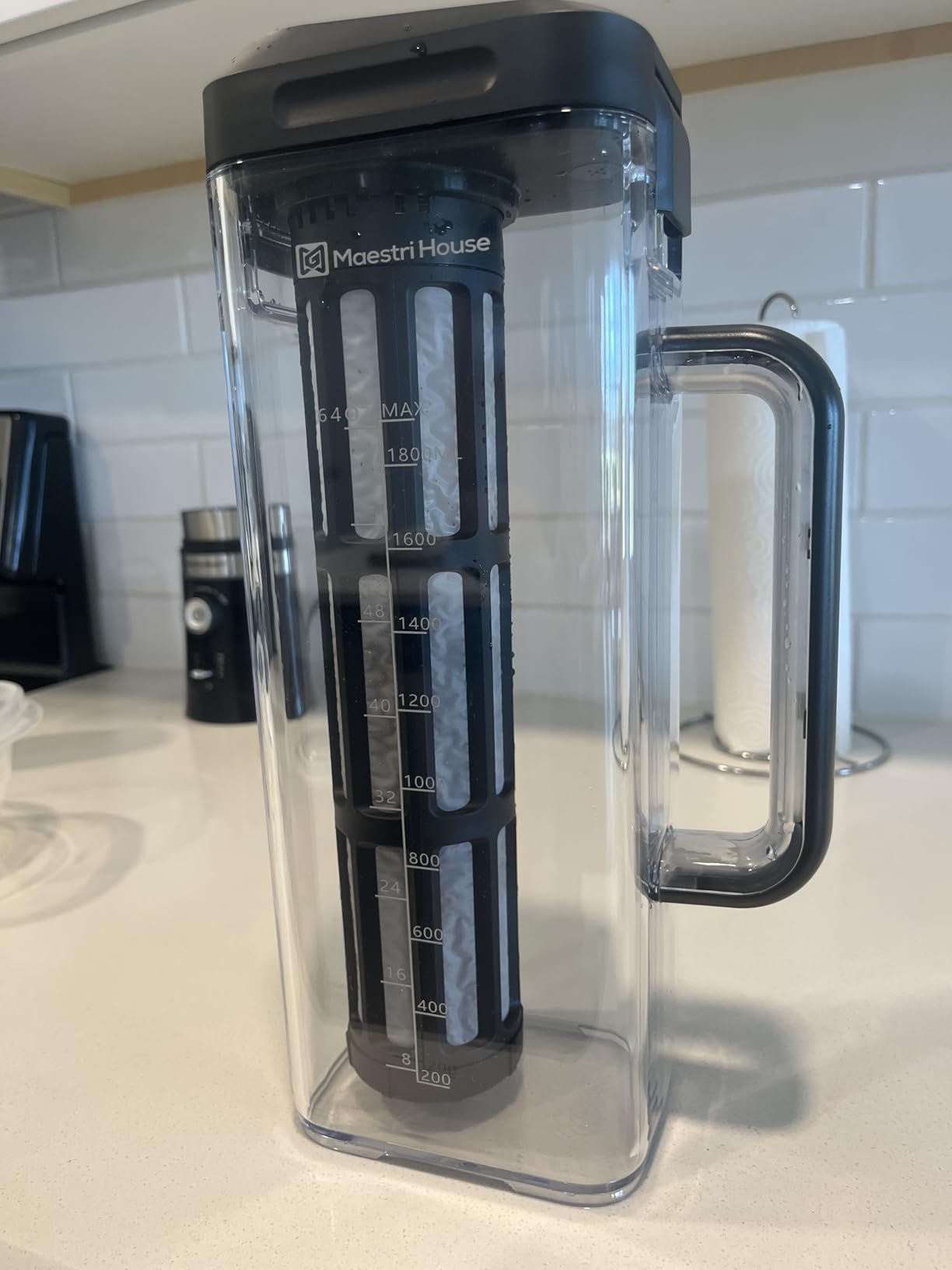 Maestri House Cold Brew Coffee Maker, 64oz BPA-Free Tritan Pitcher with Precision Ratio Coffee Brewing customer photo 2