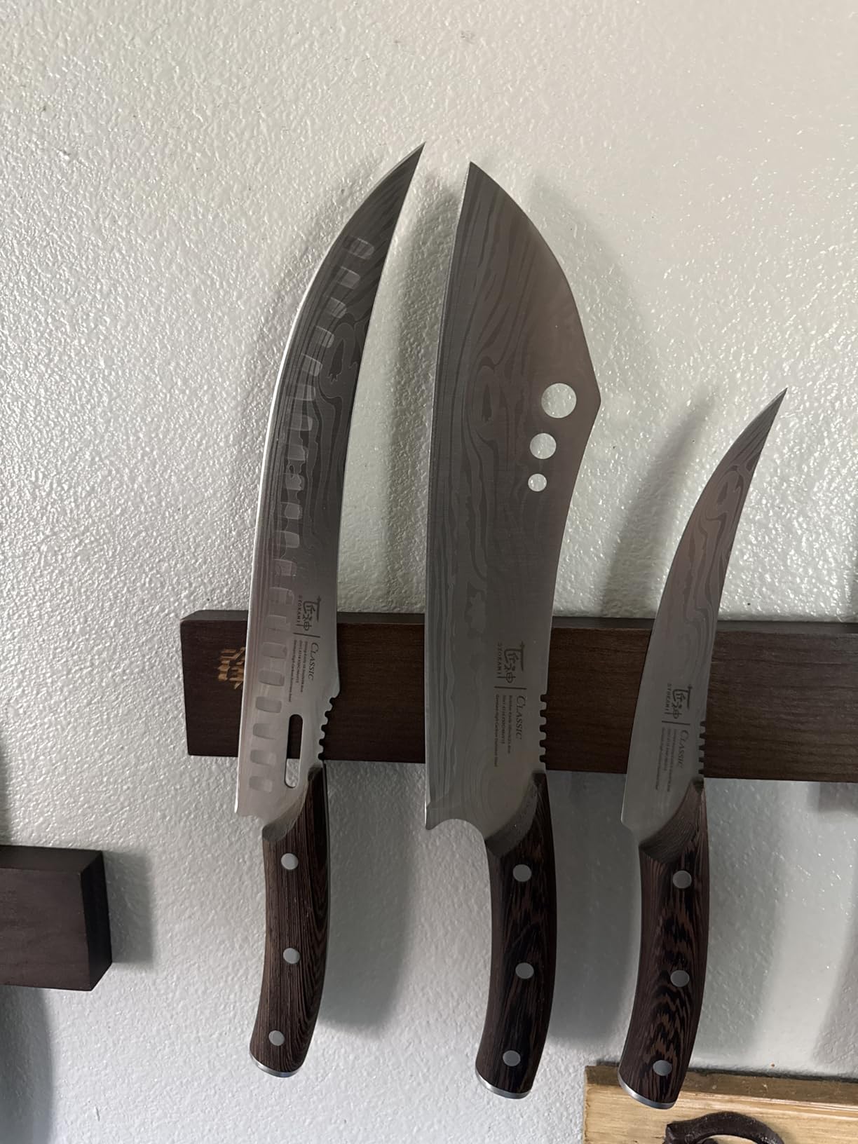 SYOKAMI Brisket Slicing Knife Set, Carving & Boning Knife for Meat & Turkey | Japanese Style High Carbon Steel Kitchen Knives Set for Home & BBQ, Wenge Wood Ergonomic Full Tang Handle, Ideal for Gift customer photo 1