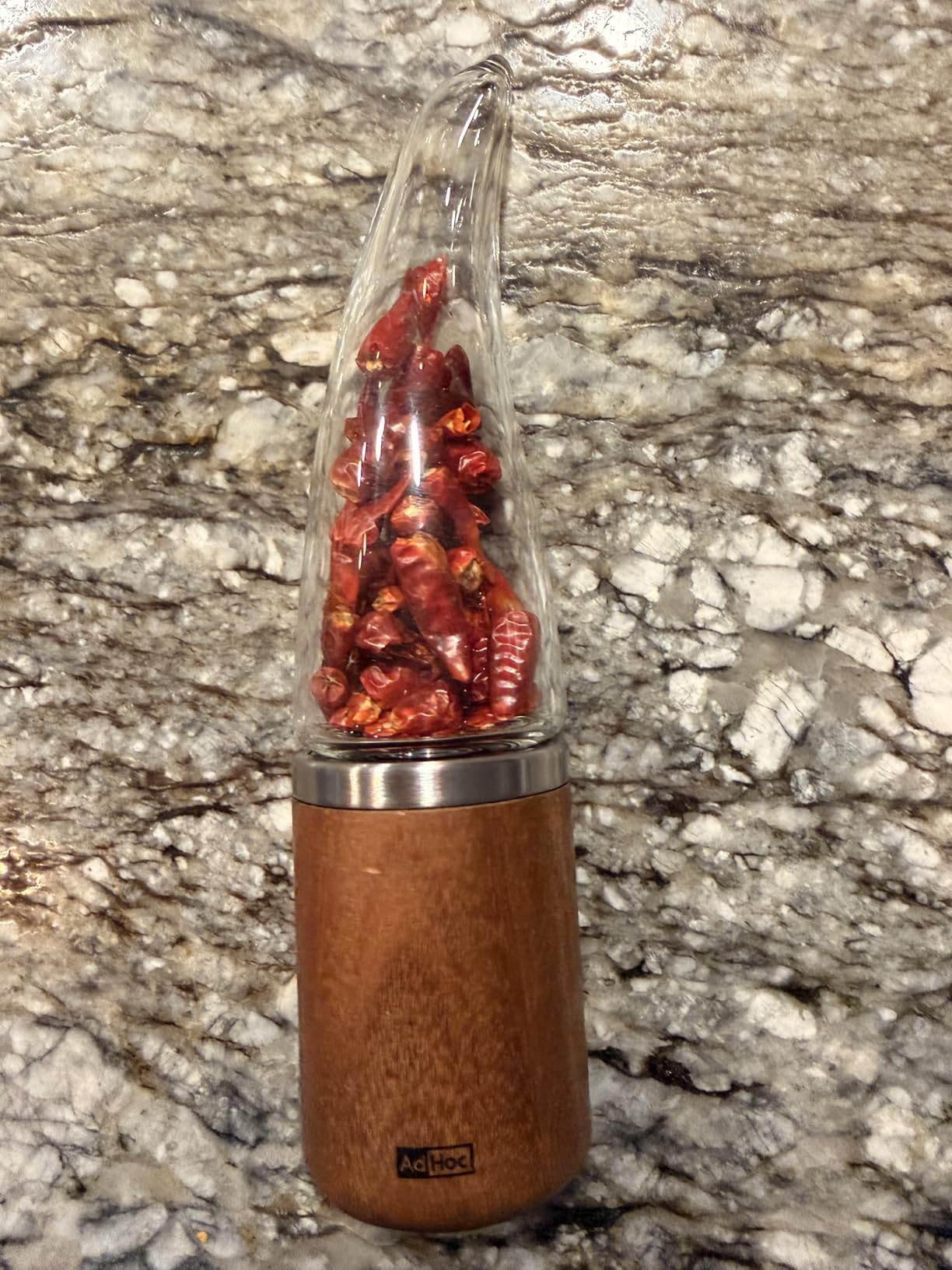 AdHoc Chili Cutter & Spice Grinder - Dried Spice Grinder with Acrylic Body & Stainless Steel Blades - Kitchen Essentials for Healthy Meals - Peperone customer photo 1