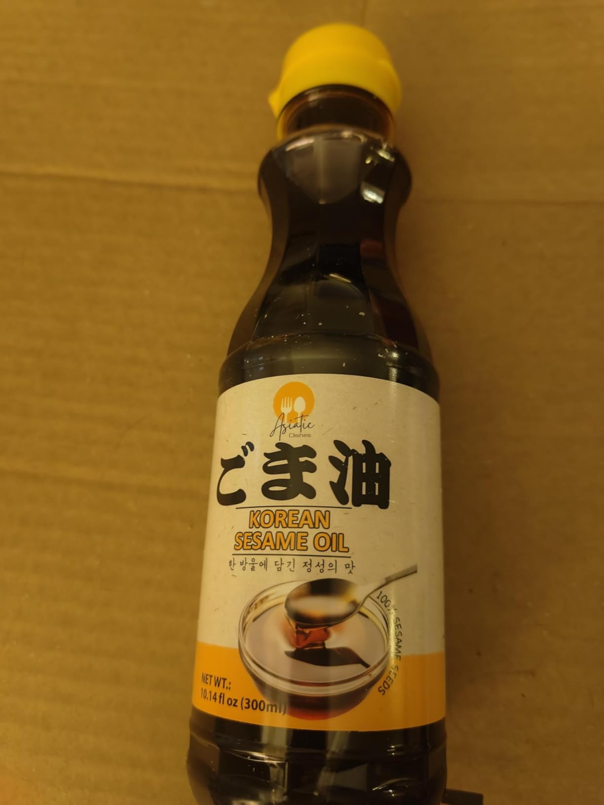 Asiatic Dishes Toasted Sesame Oil, 10.14 fl oz, 100% Sesame Seeds | Slow roasted sesame oil for bibimbap, japchae, ramen, marinades, dressings, sauces, and rice bowls customer photo 1