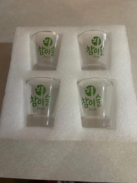 4pcs 1.5oz (44ml) Authentic Korean Soju Shots - Fun & Convenient Premium Mini Liquor Bottles in Glass (4-Pack) - Ideal for Sampling customer photo 2