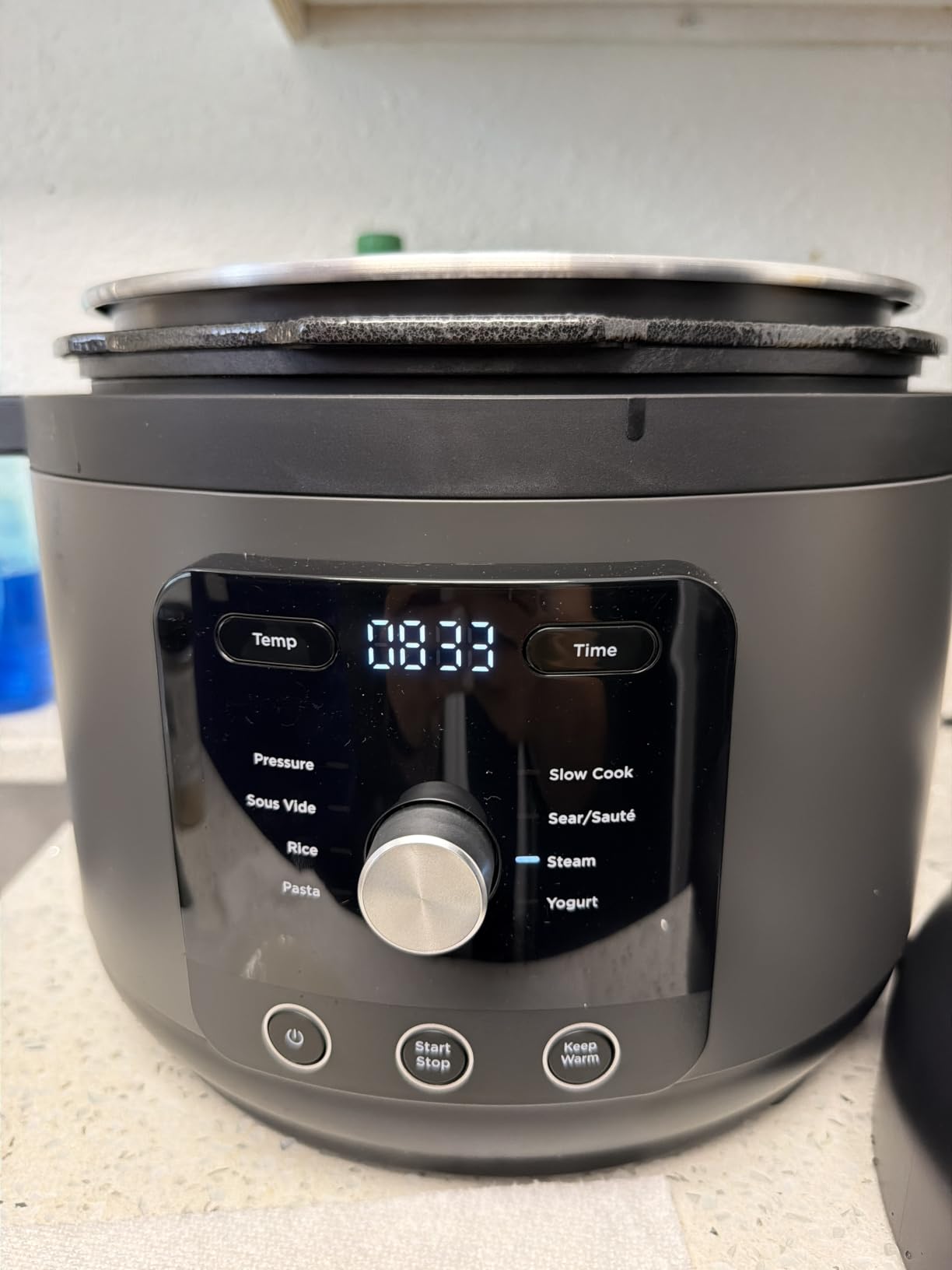 Ninja HyperHeat 9-in-1 Pressure Cooker, 6.5-qt, Stone Purple, PC201SP | Cooks 2X faster, Sear, Sauté, Slow Cook, Steam & Sous Vide, 1200W, PFAS-free pot, removable SimpliServe pot for easy serving customer photo 1
