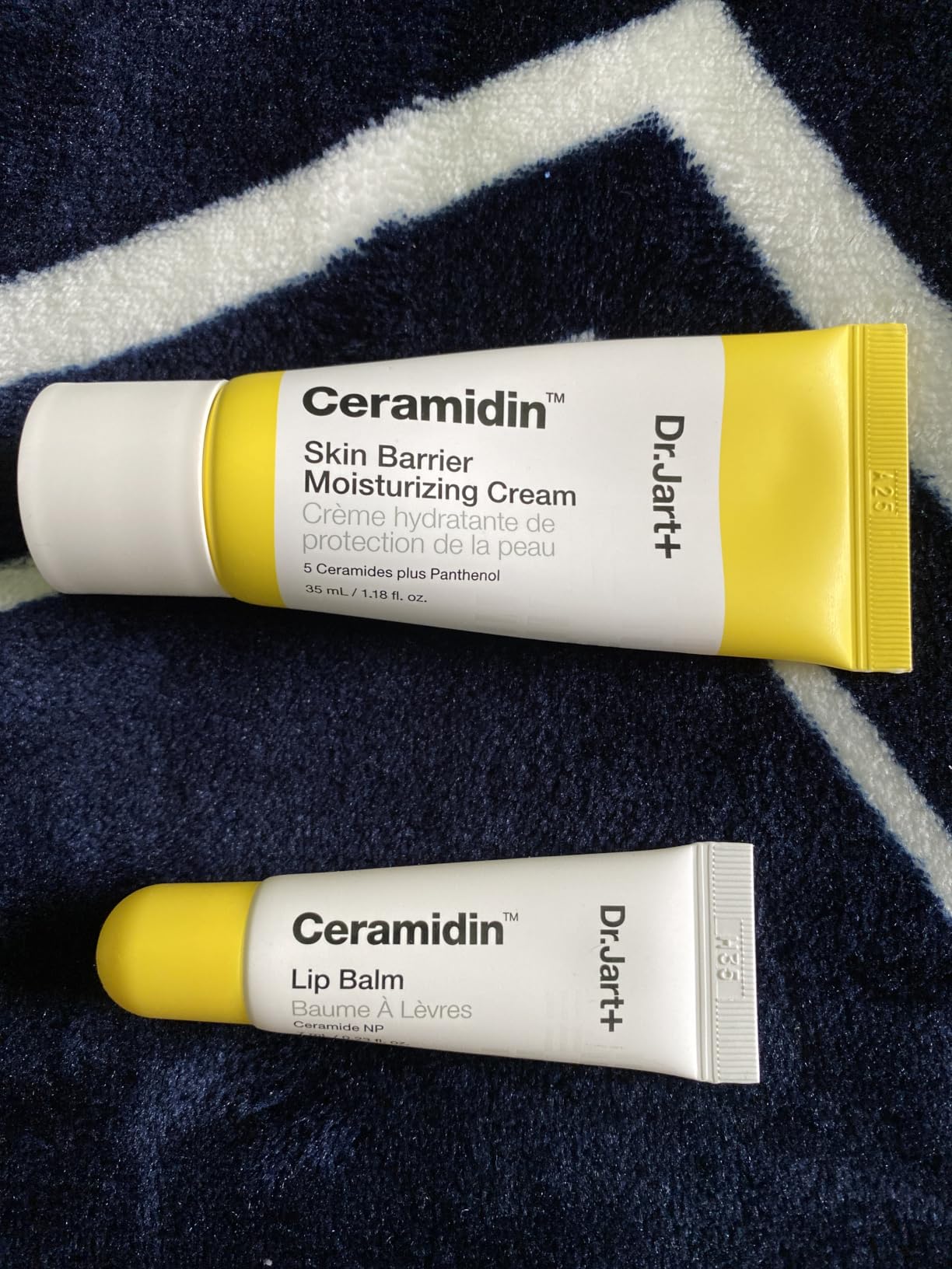 Dr.Jart+ Ceramidin Moisture Treats Korean Skin Care Ornament Gift Set, Travel Size Ceramide Face Moisturizer and Full Size Lip Balm for Hydration and Skin Barrier Repair, Limited Edition Holiday Set customer photo 2