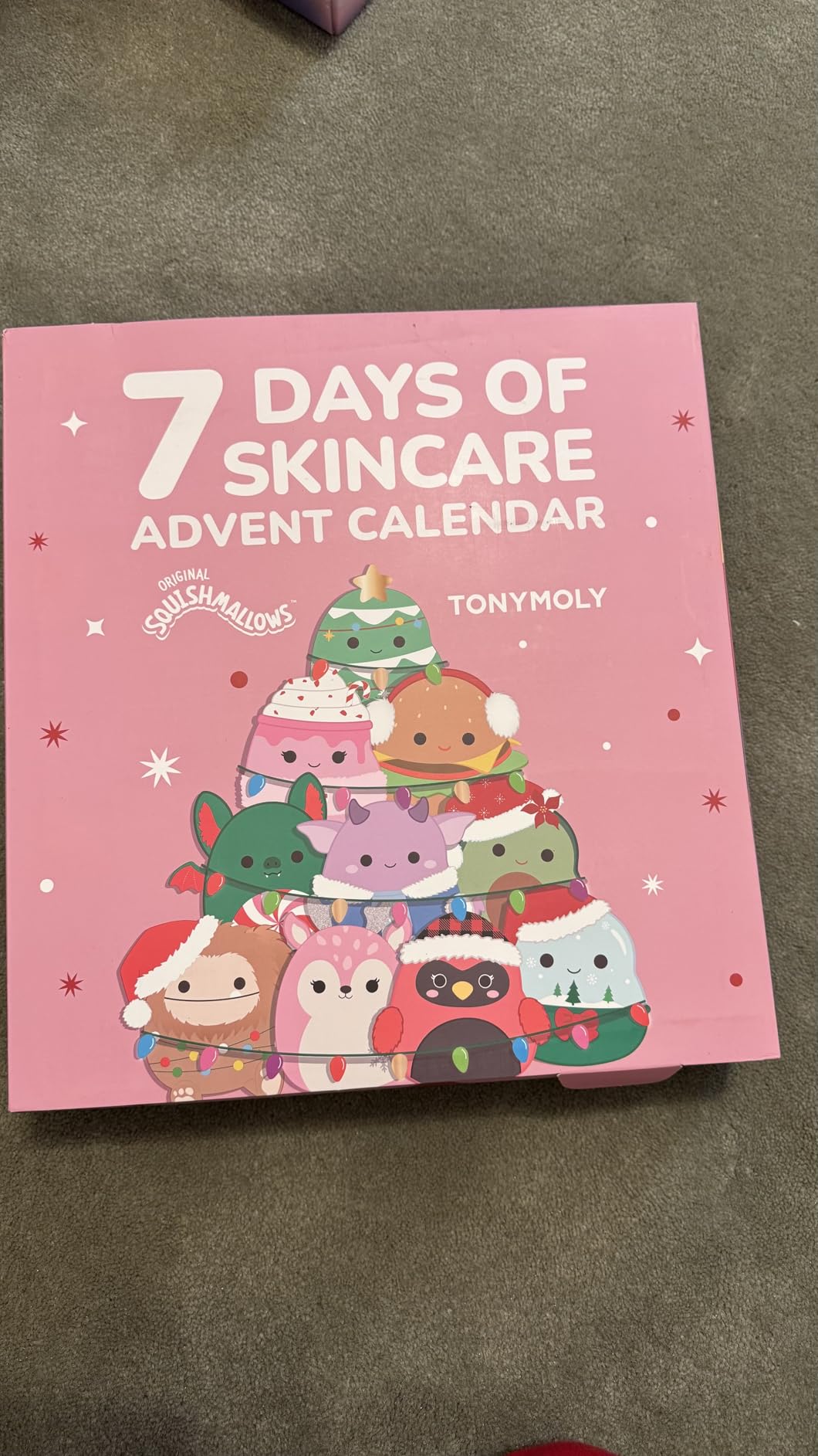 TONYMOLY x Squishmallows Advent Calendar 2025-7-Day Skincare Giftset with Hand Cream, Lip Gloss, Sheet Masks & Cute Holiday Set For Girls customer photo 1