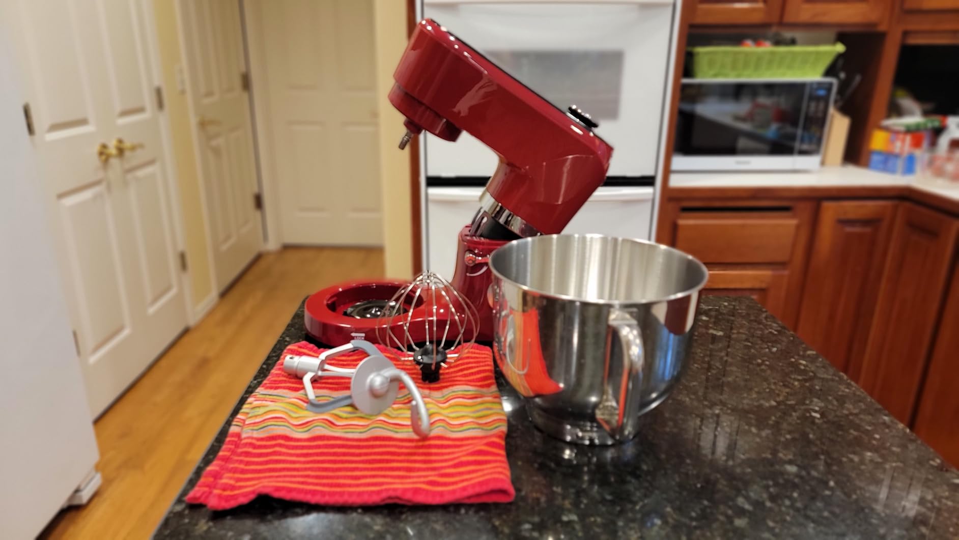 VIVOHOME Stand Mixer with Dough Proofing, 6-Quart Tilt-Head Mixer, Black customer photo 1