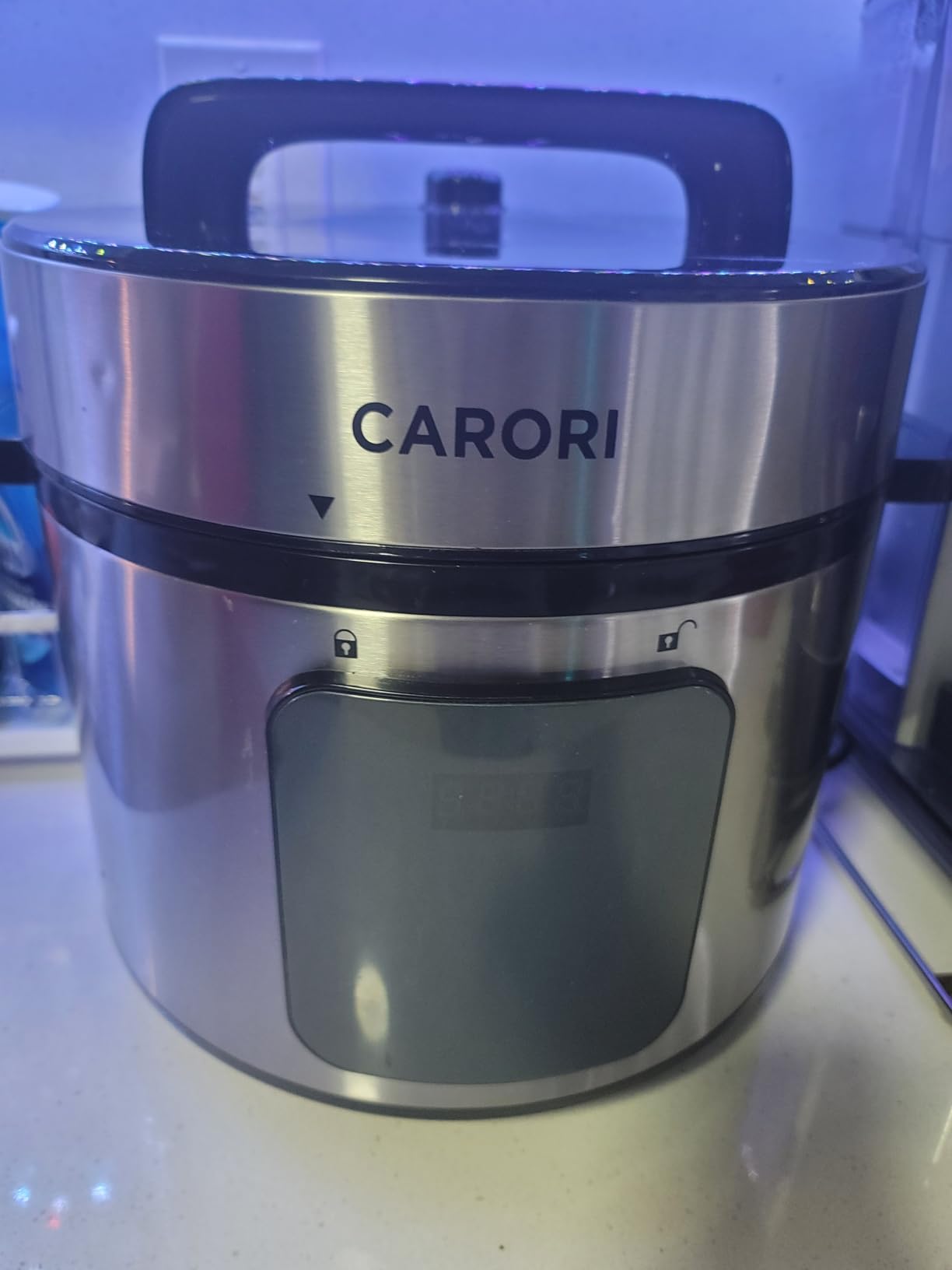 CARORI 9-in-1 Electric Pressure Cooker, 1200W Instant Multi-Cooker with IMD Touchscreen, Olla de Presion, Non-Stick Pot, Rice Cook, Slow Cook, Steamer, Sauté, Warmer, Safe Venting, Silver 8 Qt customer photo 1
