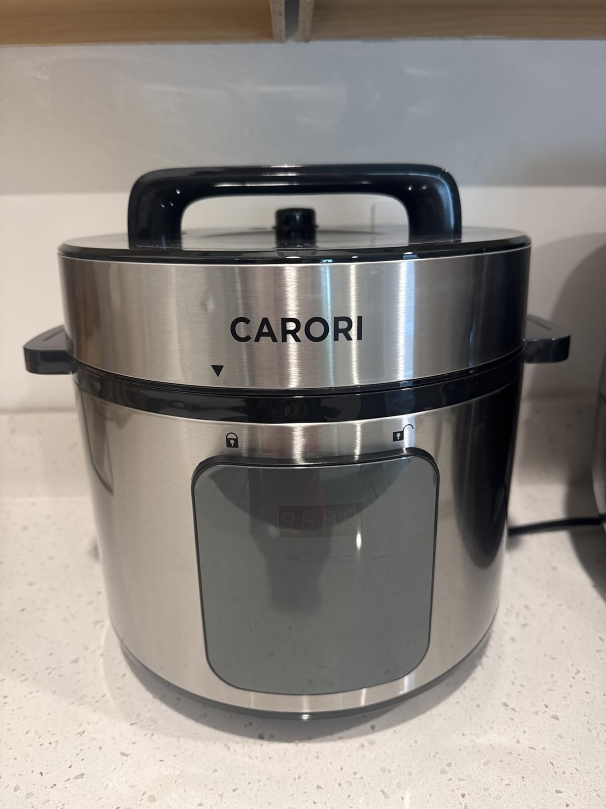 CARORI 9-in-1 Electric Pressure Cooker, 1200W Instant Multi-Cooker with IMD Touchscreen, Olla de Presion, Non-Stick Pot, Rice Cook, Slow Cook, Steamer, Sauté, Warmer, Safe Venting, Silver 8 Qt customer photo 2