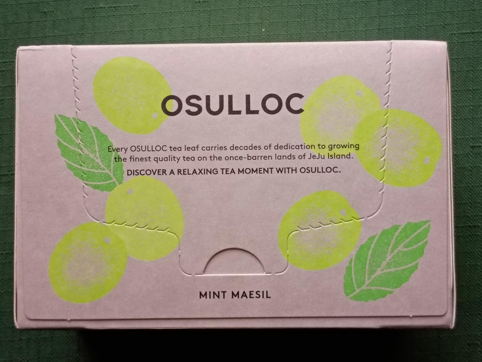 OSULLOC Mint Maesil Peppermint Tea with Korean Plum, 20 Count customer photo 2