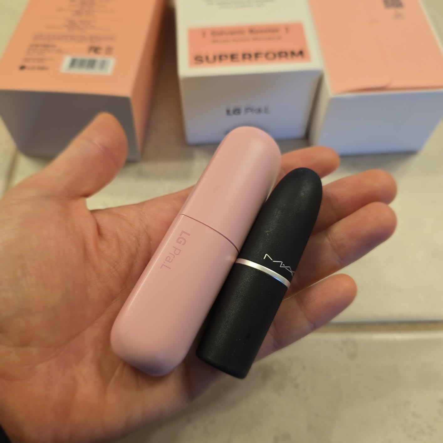 LG Pra.L Superform Galvanic Booster Mystic White | 1min Booster for Ageless Skin, Anti-Aging, Korean Skincare, Glow on the Go, Serum Booster Device, Glass Skin customer photo 1