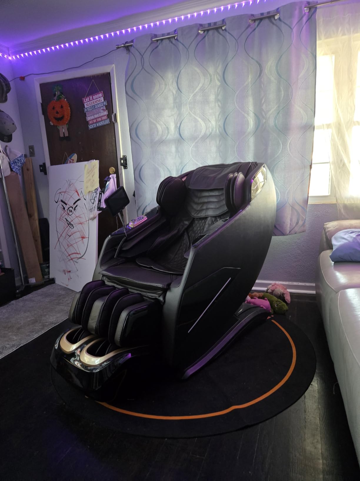 4D Massage Chairs Full Body, Zero Gravity SL-Track Shiatsu Massage Chair Recliner, Core Heating, 20 Massage Techniques, Deep Yoga Stretch, Foot Rollers, Ai Voice, Touch Screen, Wireless Charging customer photo 5