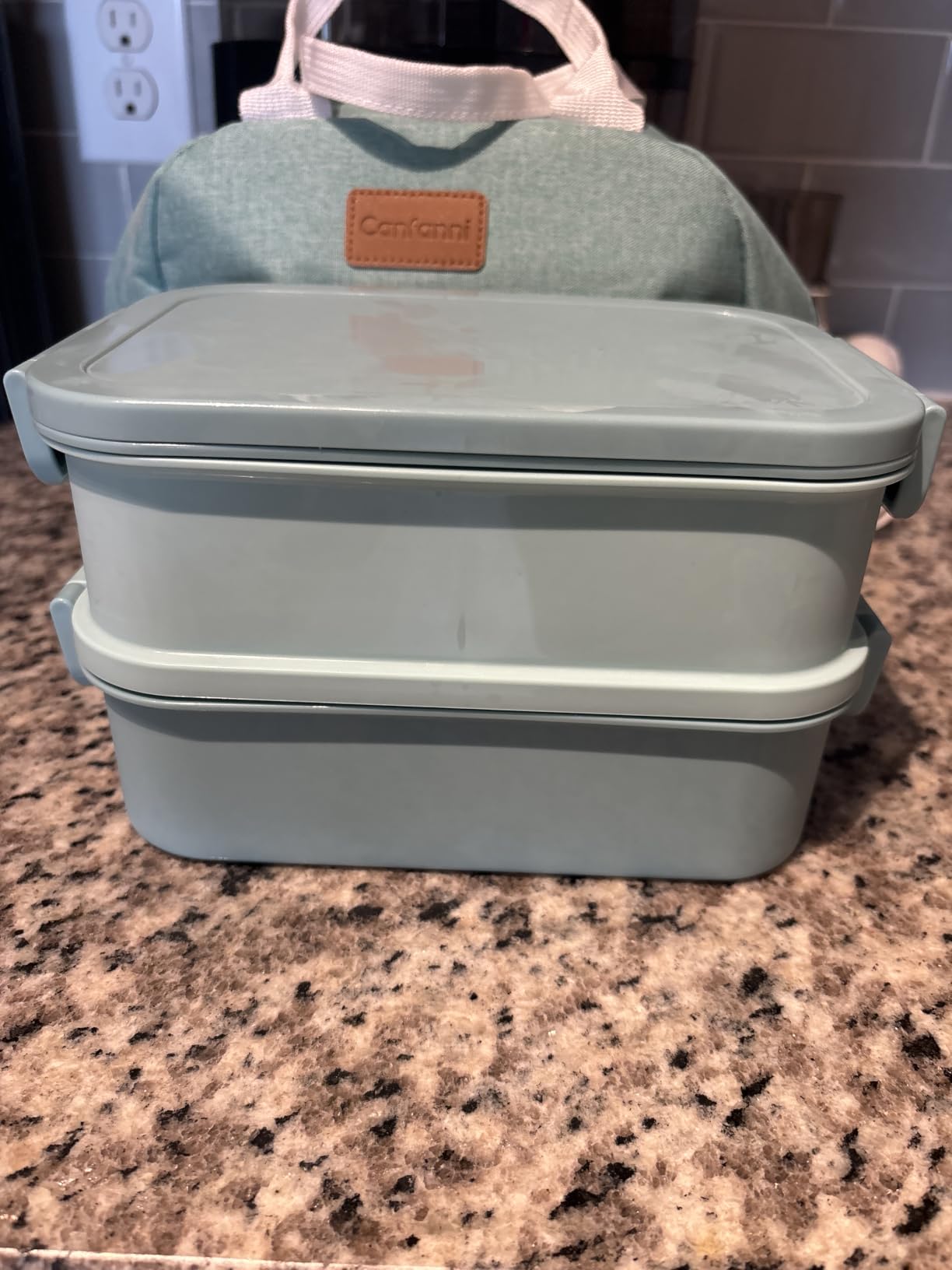 Adults Bento Box with Insulated Lunch Bag, 74oz Capacity 3 Stackable Leak-Proof Bento Box Built-In Utensil and Sauce, PFAS & BPA-Free, Microwave & Dishwasher Safe (Rose Pink) customer photo 2