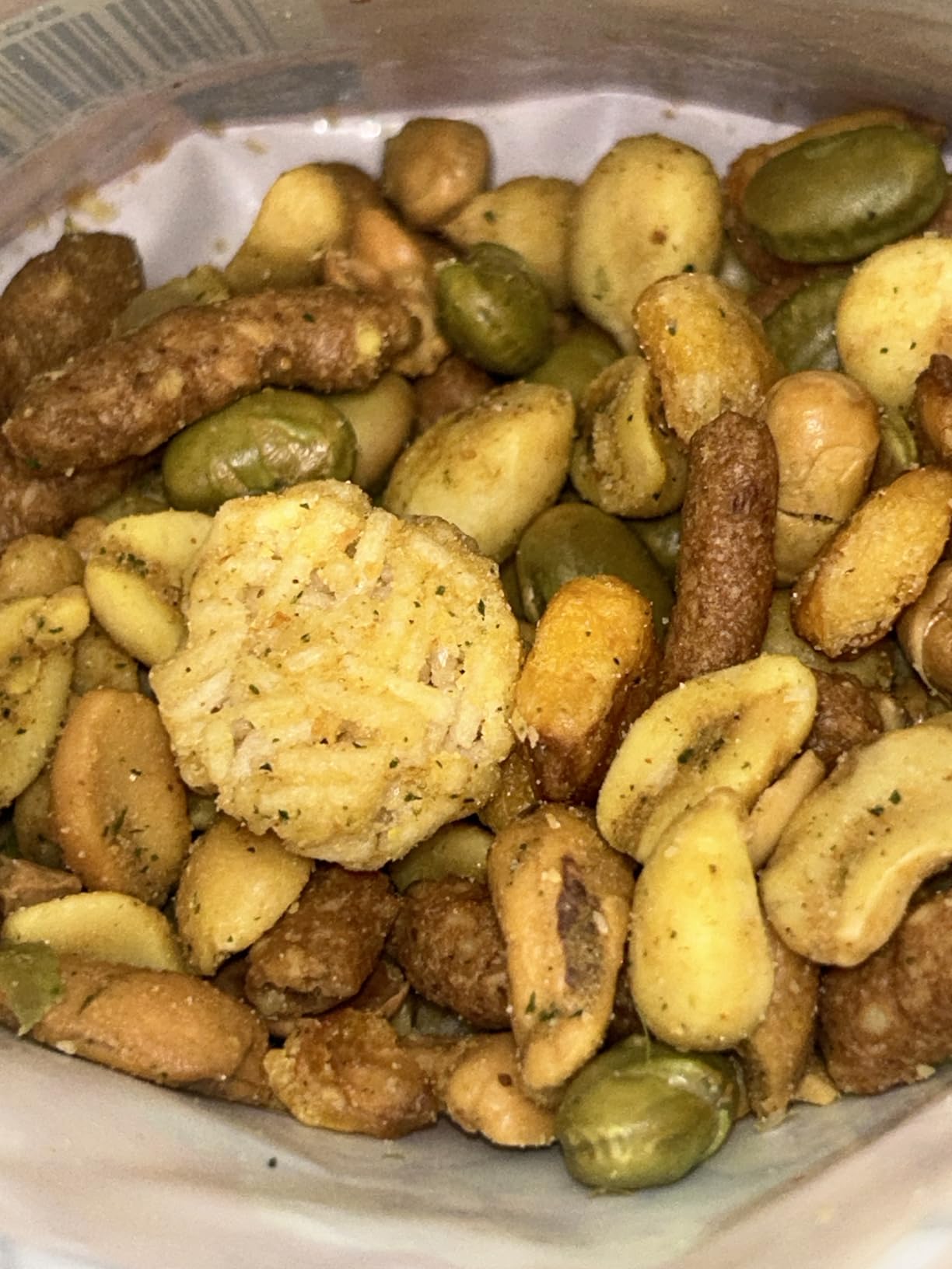 Snak Club Ramen Flavored Snack Mix with Sesame Sticks & Cashews, 8 oz | Savory crunchy snack mix inspired by ramen flavors, great for office snacks, road trips, and everyday enjoyment. customer photo 2