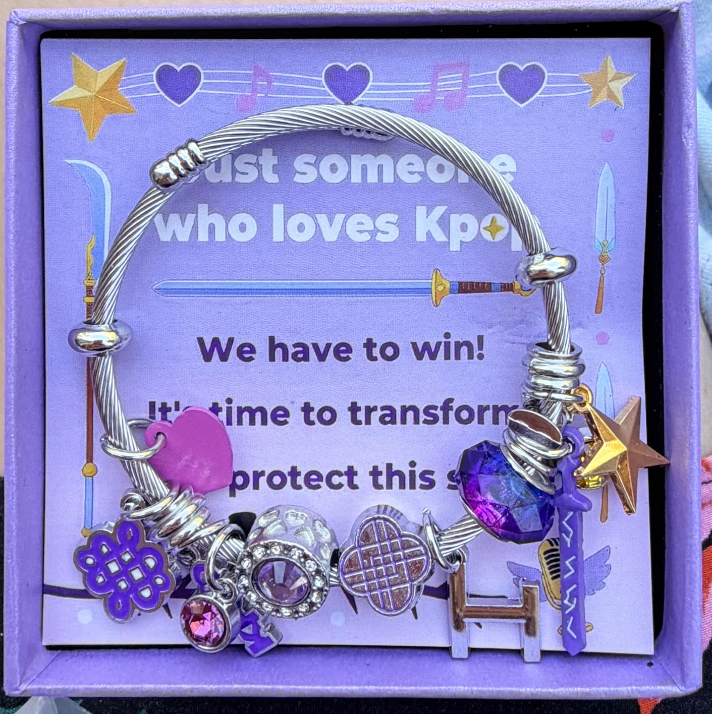 Kpop Bracelet, Kpop Merch Jewelry Gift for Women | Kpop Stuff Gift for Fans with Premium Box Collectible Card, Perfect for Christmas, Birthdays, Concerts & Collections customer photo 2