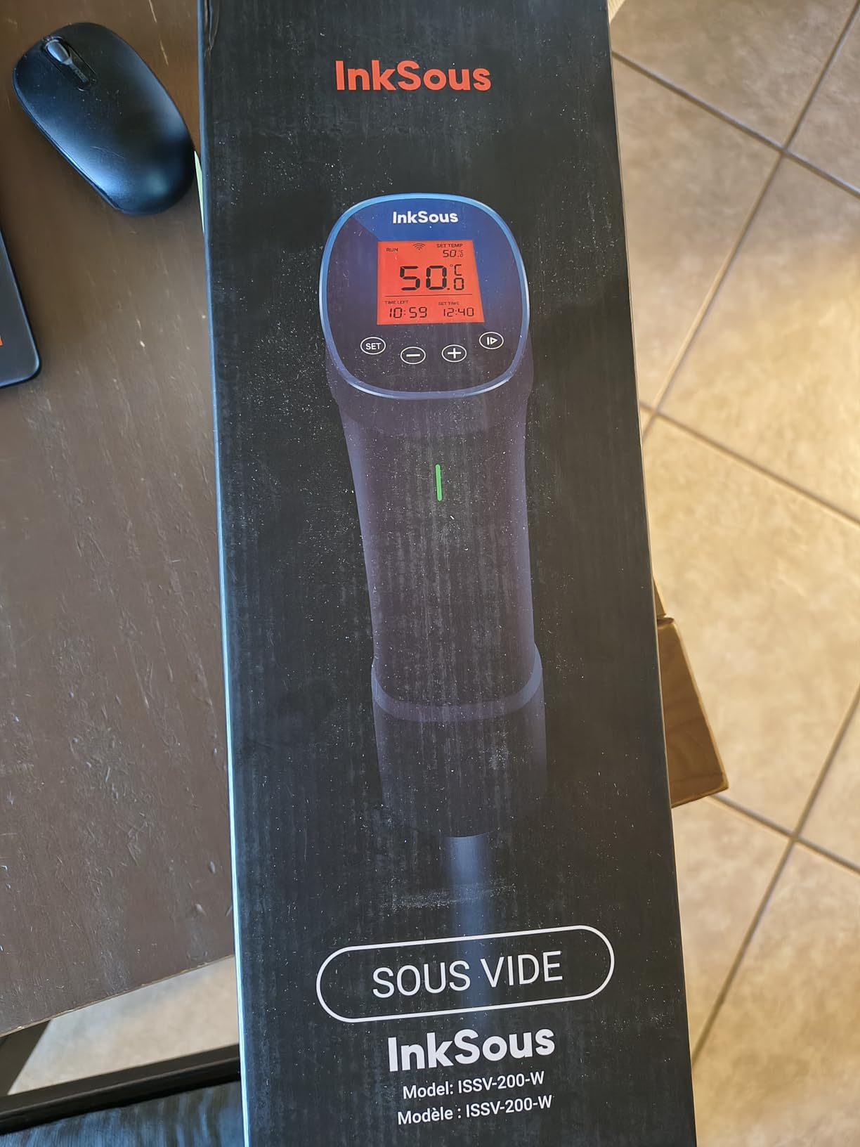 Sous Vide Cooker WiFi 1000W, Sous Vide Machine ISSV-200-W with APP w/ 18 Recipes, Timer Alarm & Calibration, 3D Fast Heating, Ultra-Quiet Thermal Immersion Circulator for Steak & Home Cooks customer photo 1