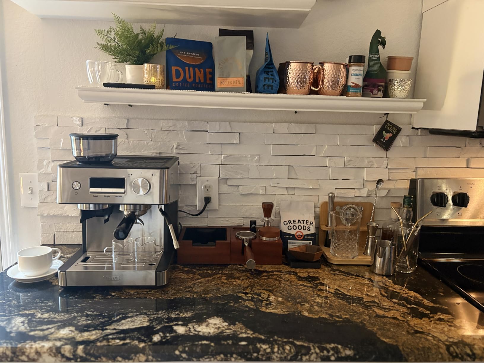 Gevi Dual Boiler Espresso Machine With Built-In Burr Grinder, 58mm Commercial Portafilter, 31 Grind Levels, Stainless Steel Steam Wand customer photo 2