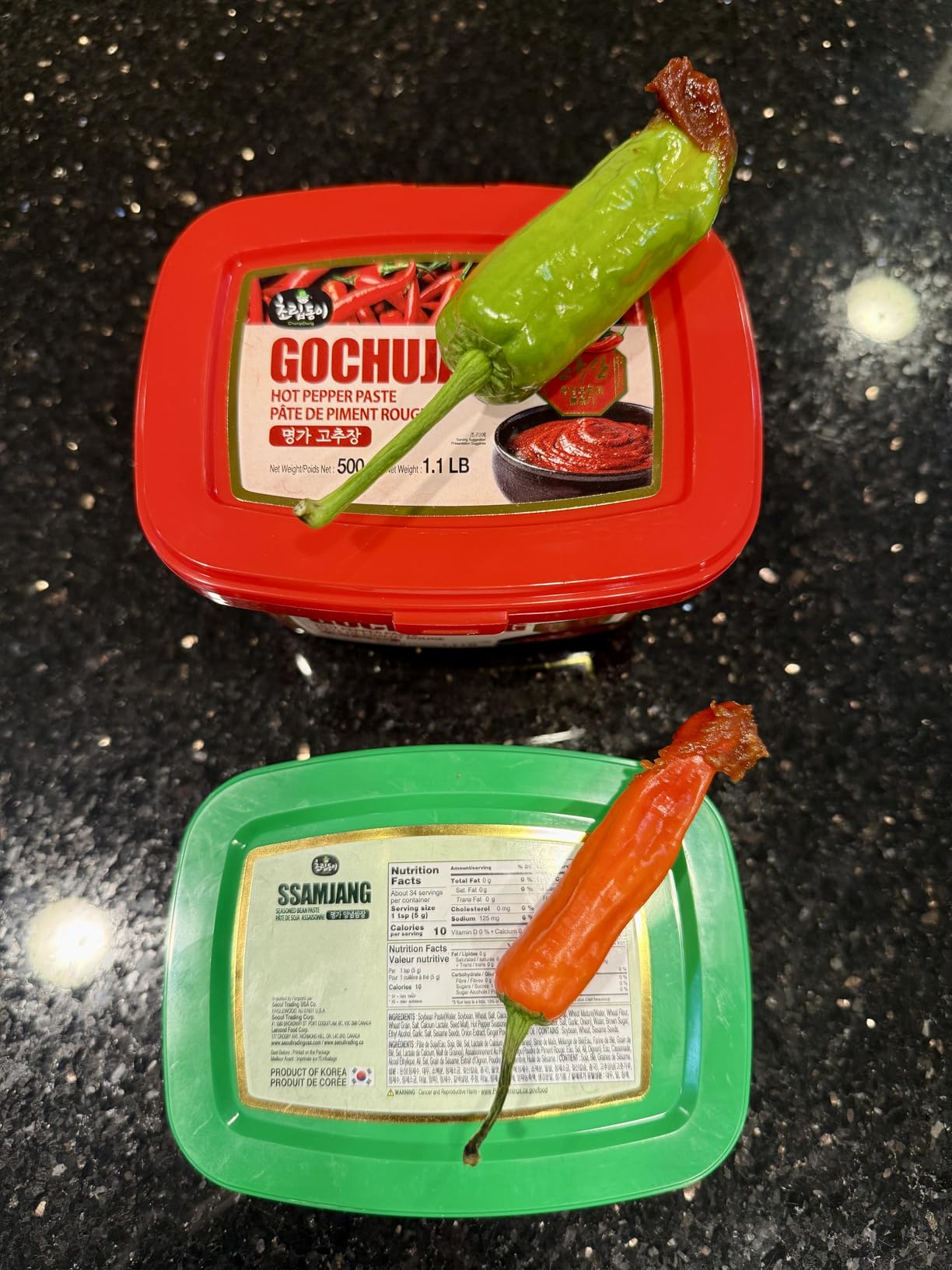 Korean Food Choripdong Gochujang & Ssamjang Sauce Set Red Chili Paste 670g customer photo 3