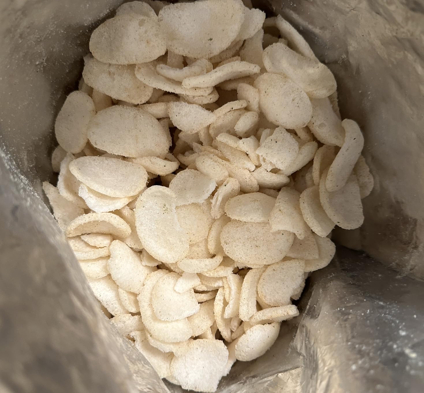 Korean Food O!Snack Garlic Butter Shrimp Chips Family Size Snack 1 lb Bag customer photo 2