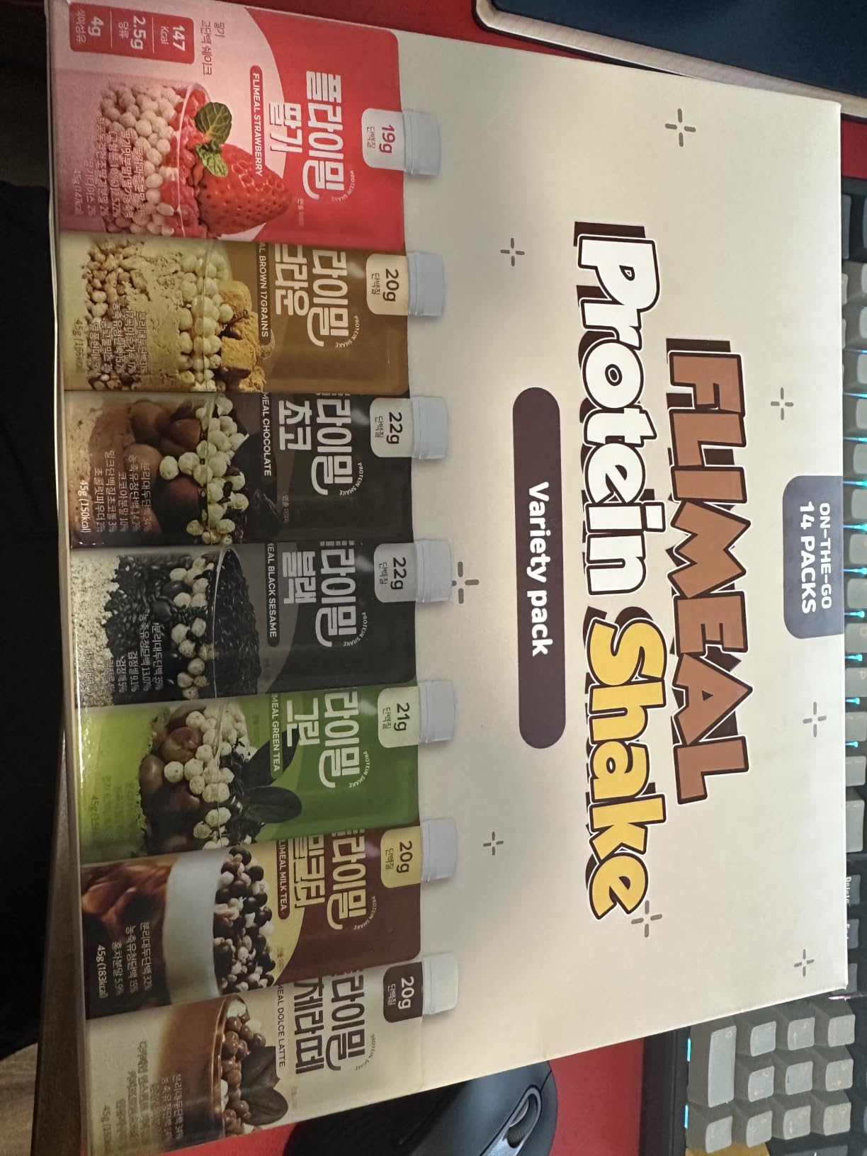 Variety Pack Protein Shake, 20g+ Protein, Low Sugar, Keto-Friendly Meal Replacement Shake, With Crunchy Protein Balls (14 Servings, Variety) customer photo 1