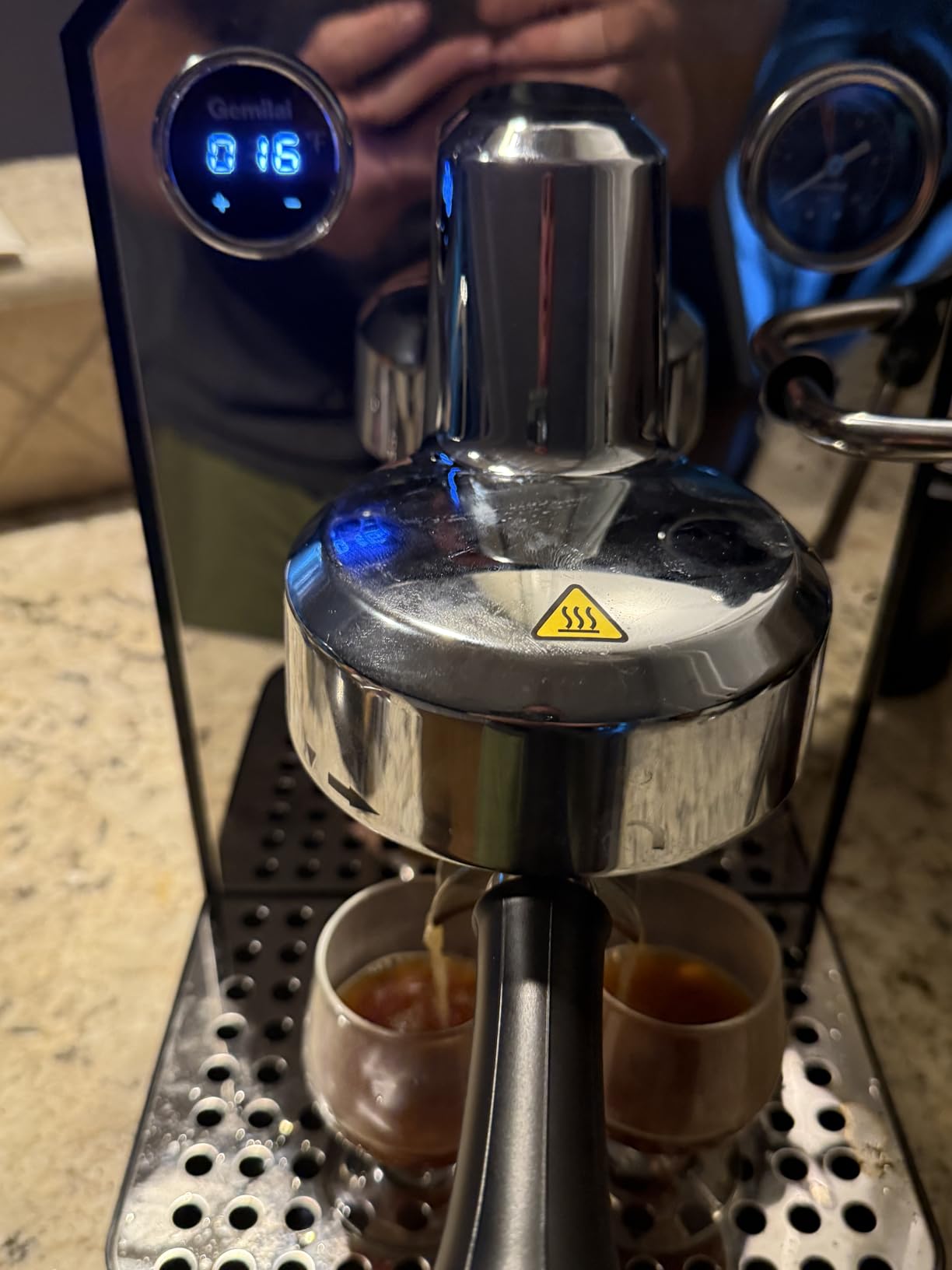 Gemilai Owl G3006 Home Espresso Machine, 58mm Commercial Group Head & PID Temp Control, Stainless Steel Coffee Maker for Barista-Quality Latte Art customer photo 1