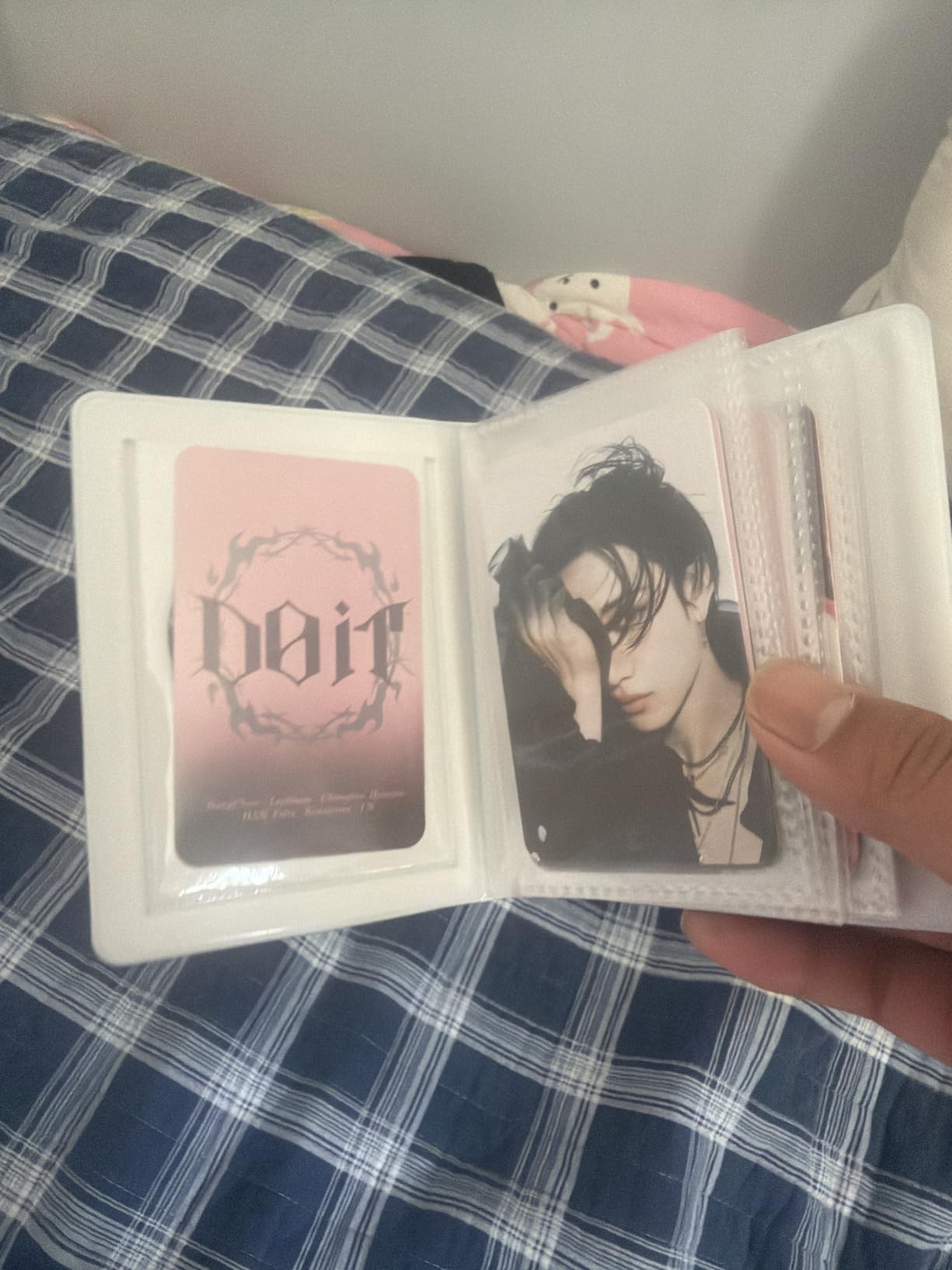 Stray Merch Gift Box Set, Including 60 Photocards, 96 Stickers, 3 Inches Photocards Binder, 4 Bracelets, Foldable Mirror, 2 Button Pins, Keychain, Fridge Magnet, Phone Ring Holder, 6 Pens for Stay customer photo 1