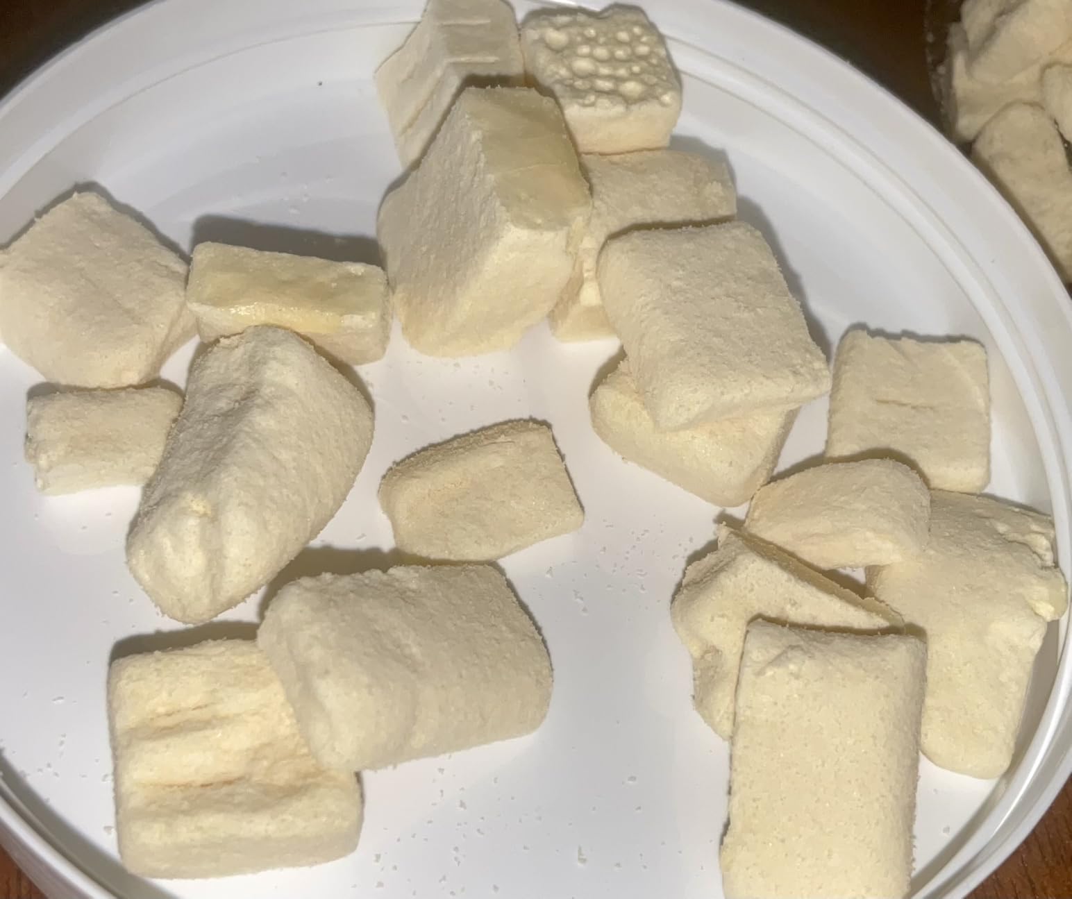 6 oz Freeze Dried Tofu Cubes, Dehydrated Tofu, Ready to Eat Vegan customer photo 1