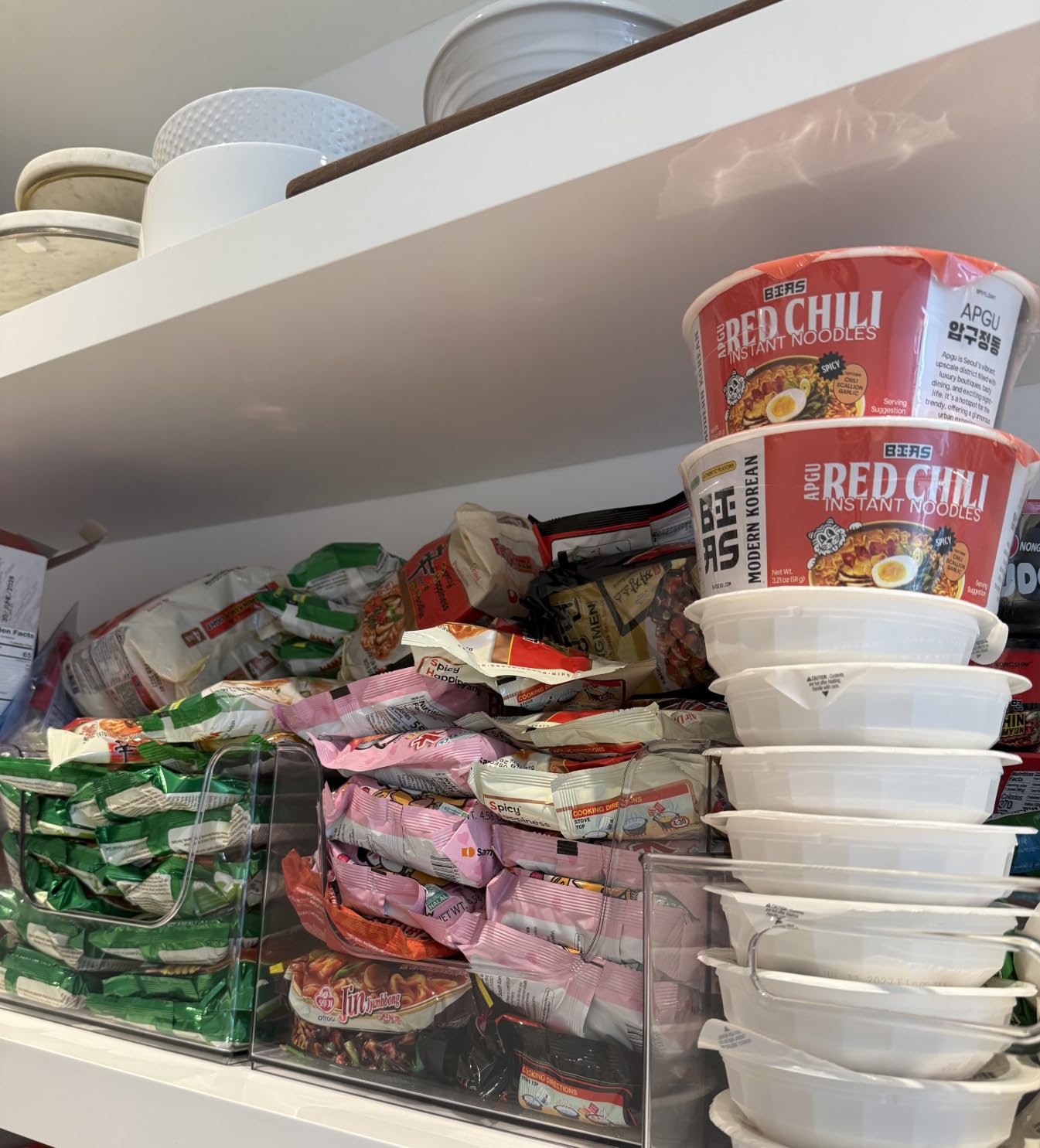 BIAS RAMEN Apgu Red Chili Instant Noodles, Spicy Korean, Vegan, 6 Pack | Premium instant ramen with bold flavors, air-dried noodles, premium toppings, only 320 calories, & lower saturated fat customer photo 1