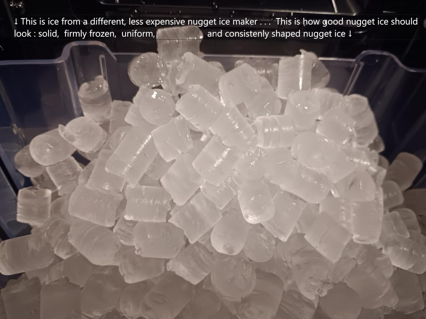 Silonn Nugget Ice Maker Countertop, Auto Drop Ice, Self Cleaning Ice Machine, 40 lbs/24H Soft Chewable Ice, Self Dispensing Nugget Ice Maker for Home, Kitchen and Party customer photo 1