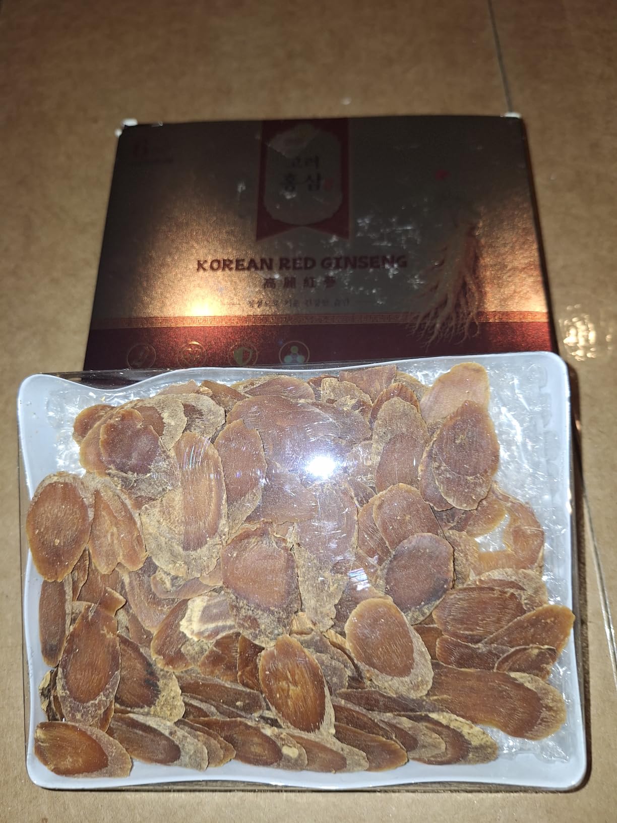 6-Year Red Ginseng Slices, Hand-Selected Korean Panax Ginseng Slices with Gift Box, Naturally Dried Korean Red Ginseng for Tea, Soup and Daily Use, Ginseng Rojo Coreano for Men & Women (4 Ounce) customer photo 1