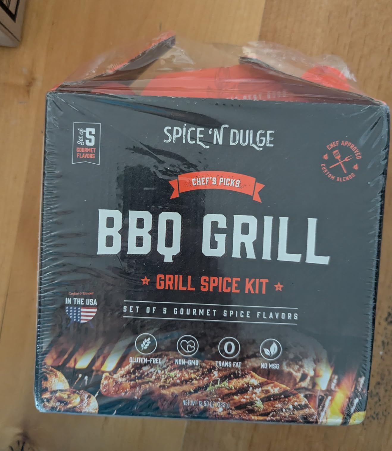 BBQ Grilling Rubs & Grill Seasonings Gift Set, 5 Gourmet Smoking Spice Rub Packs & Smoker Accessories, Spices Kit, Grilling Gifts For Men, Him, Dad, Husband, Gluten-Free, Kosher, Fathers Day Gift For Dad customer photo 1