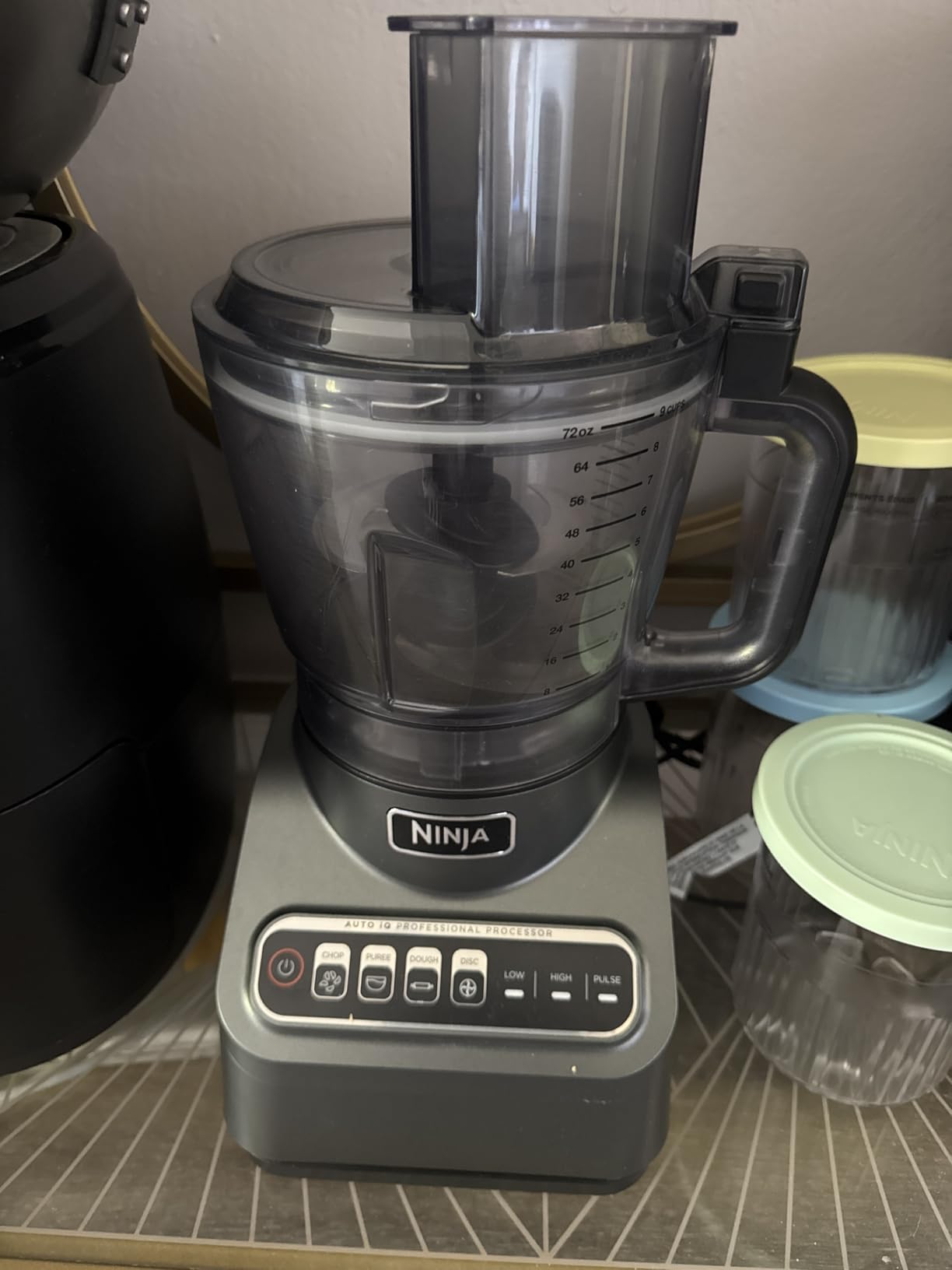 Ninja PrecisionPro Food Processor & Dough Mixer, 1000PW, 9-Cup, BZ601 | Auto-iQ presets for chopping, slicing/shredding, pureeing & dough. 9-cup bowl. BPA-free, dishwasher-safe parts. customer photo 1