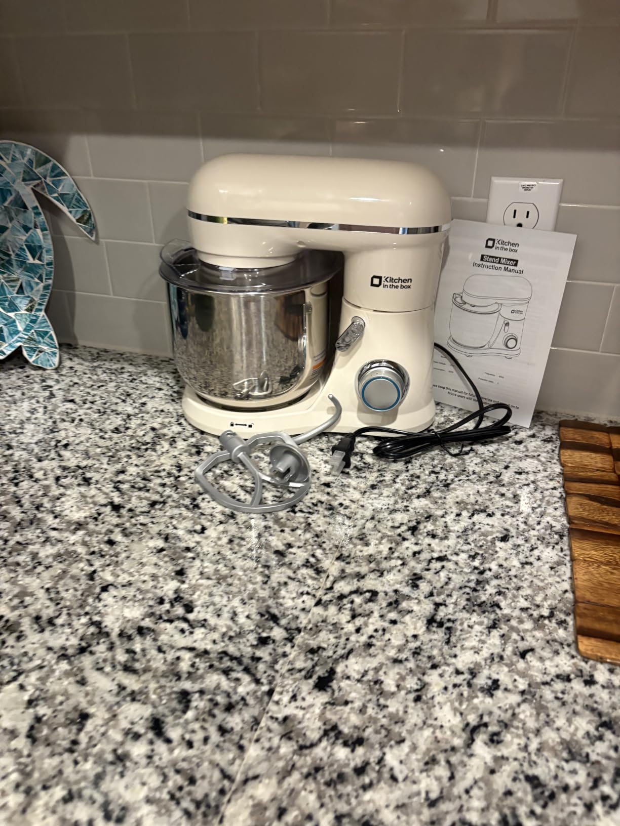 Kitchen in the Box Stand Mixer, 3.5 QT Kitchen Electric Mixer for Baking customer photo 2