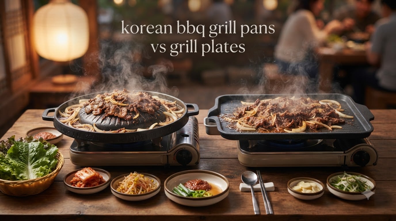 korean bbq grill pans vs grill plates