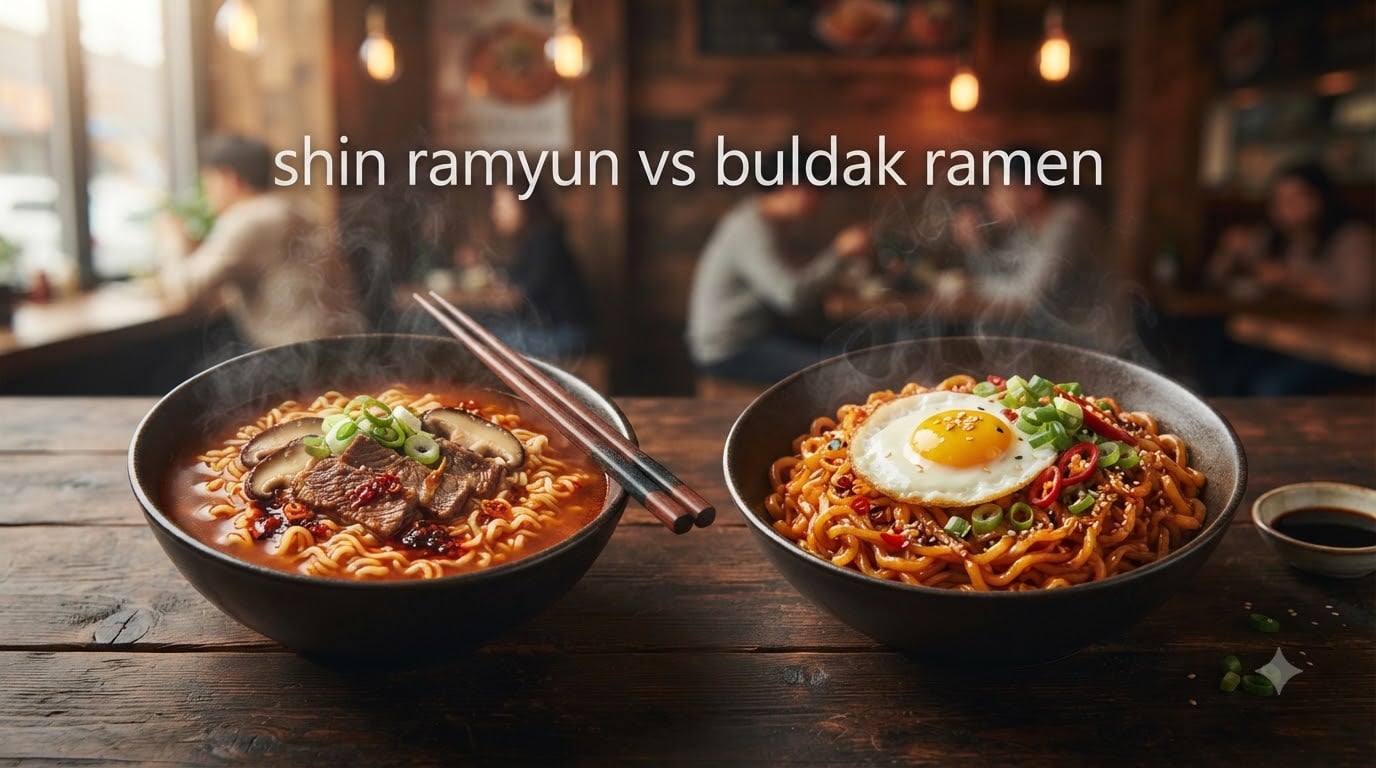 shin ramyun vs buldak ramen