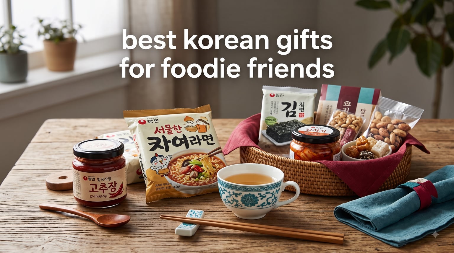 best korean gifts for foodie friends