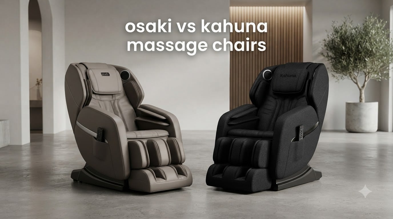 osaki vs kahuna massage chairs