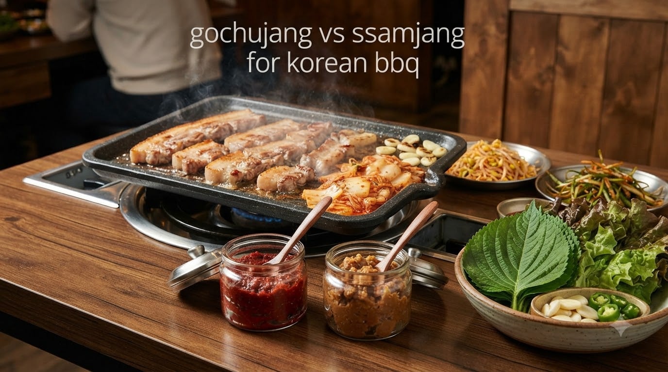 gochujang vs ssamjang for korean bbq