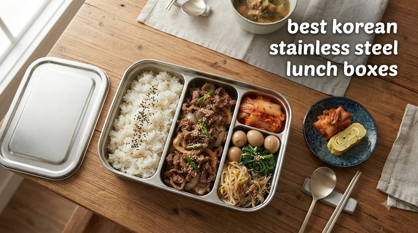best korean stainless steel lunch boxes