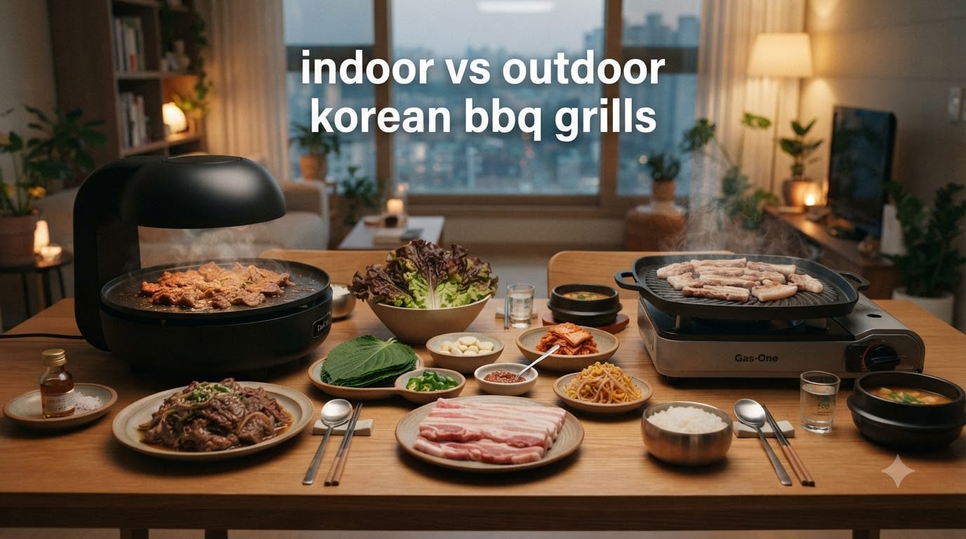 indoor vs outdoor korean bbq grills