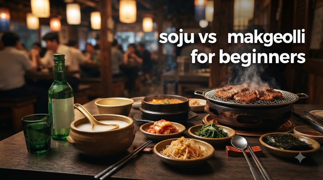 soju vs makgeolli for beginners