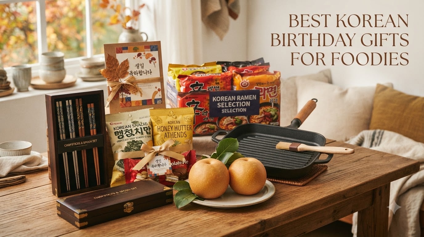 best korean birthday gifts for foodies